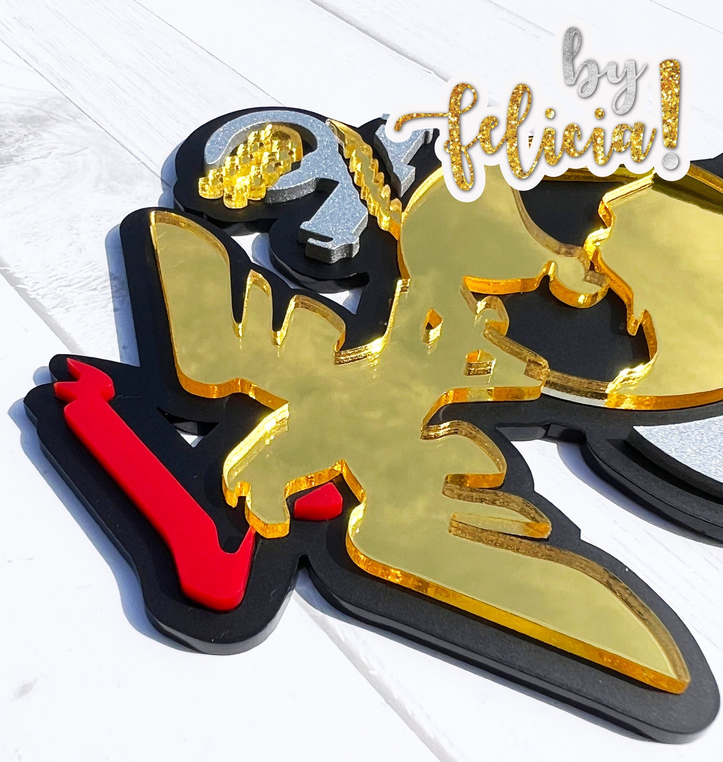 Marine Corps Cake Topper: Acrylic USMC Party Decoration