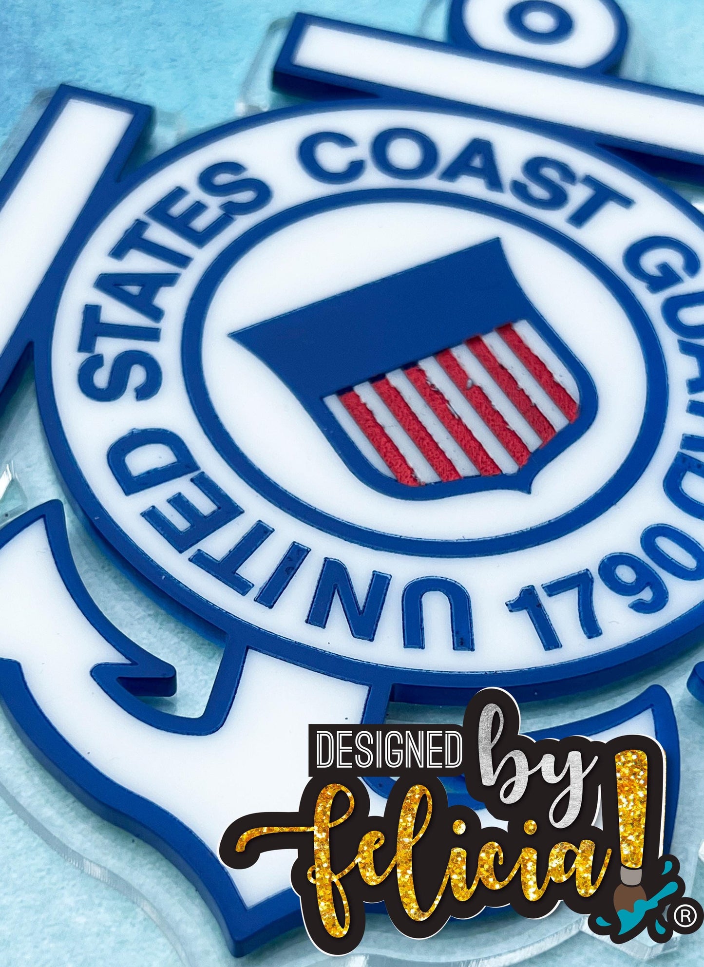 Coast Guard Cake Topper, Coast Guard party supplies, Coast guard theme party, Coast guard party favors, Coast Guard party ideas, Coast guard