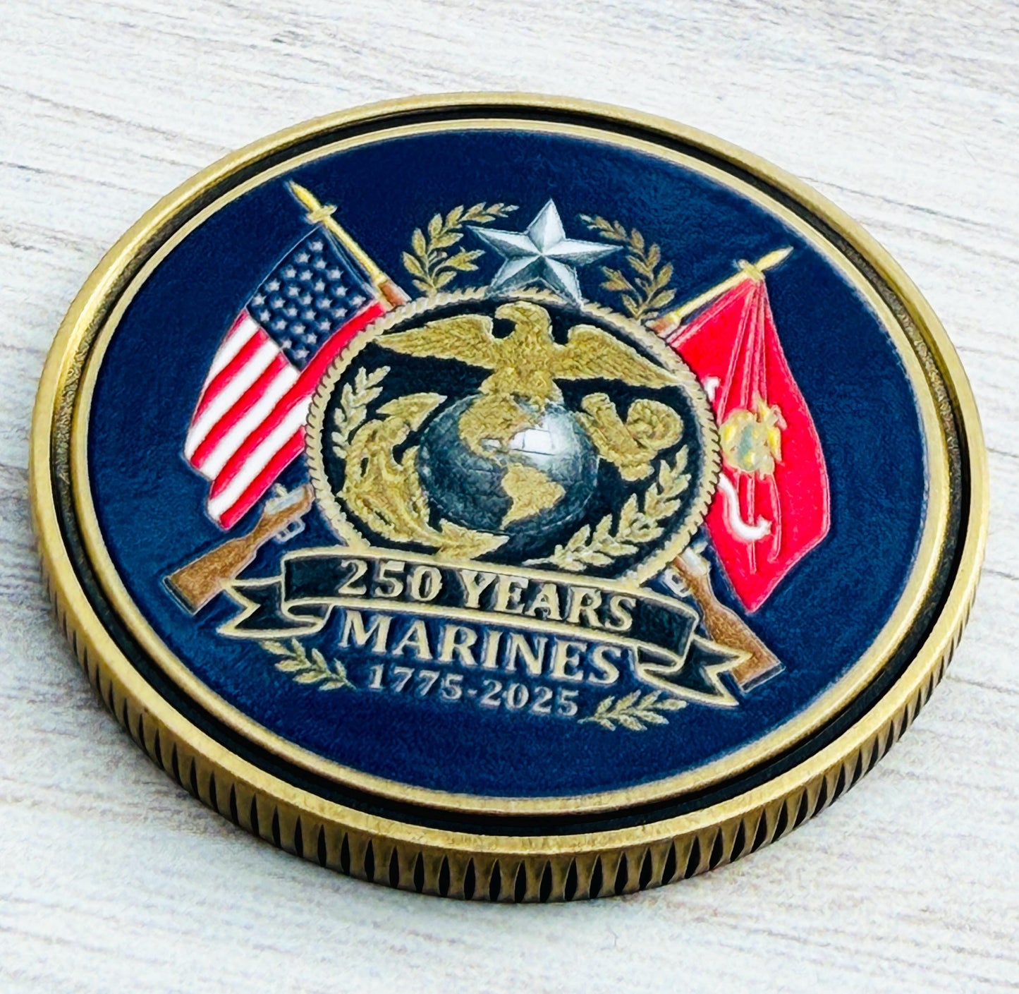Marines 250th anniversary coin, 250th Marine Corps birthday gifts, 250 years Marine Corps