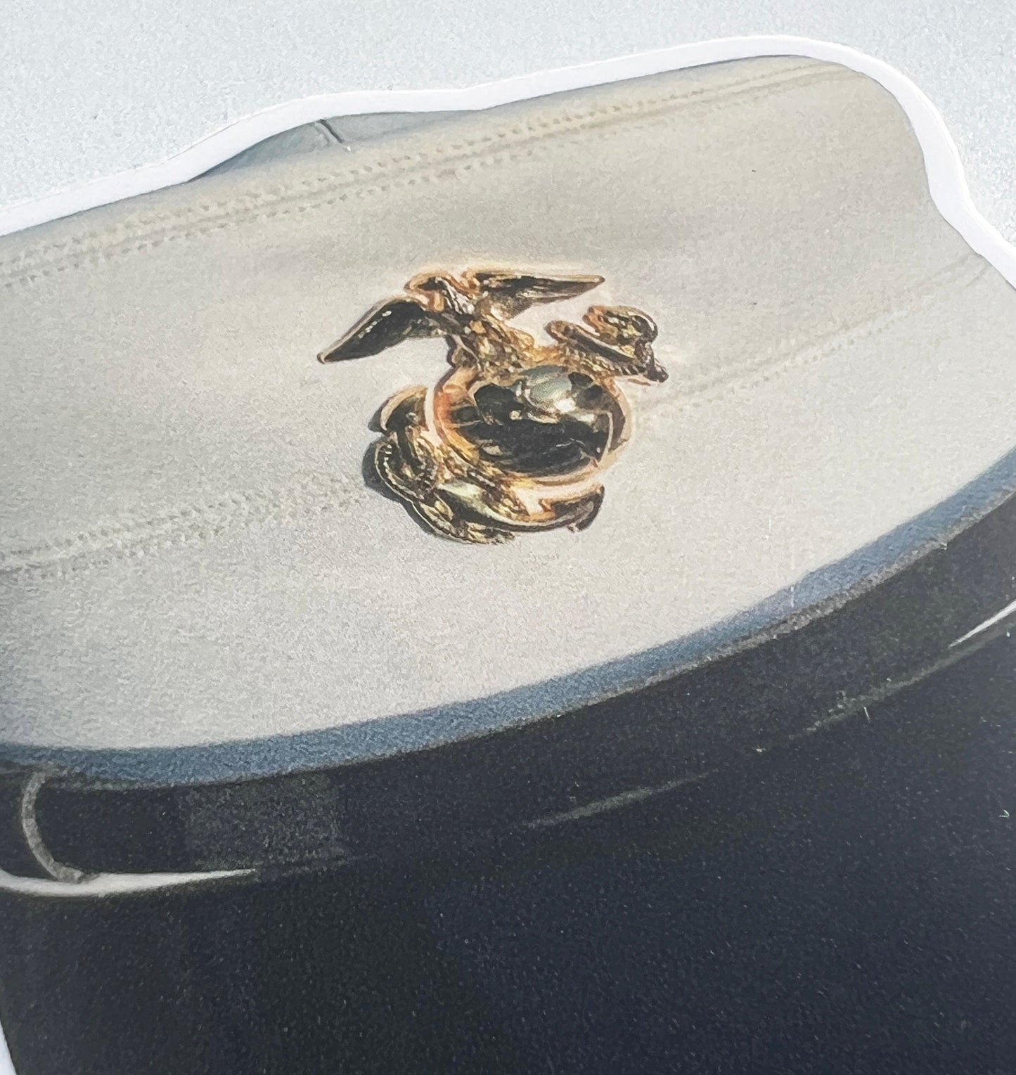 Women Marine Bucket Cover Sticker - USMC Veteran Decal