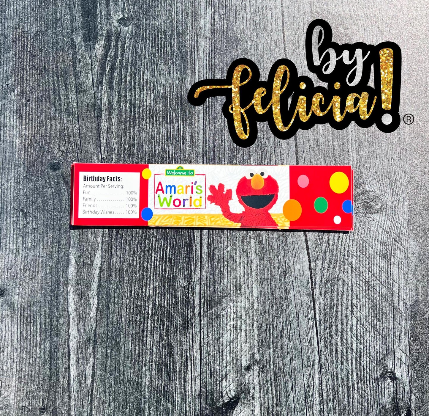 Elmo's World Party Favor Package: Custom Birthday Decor