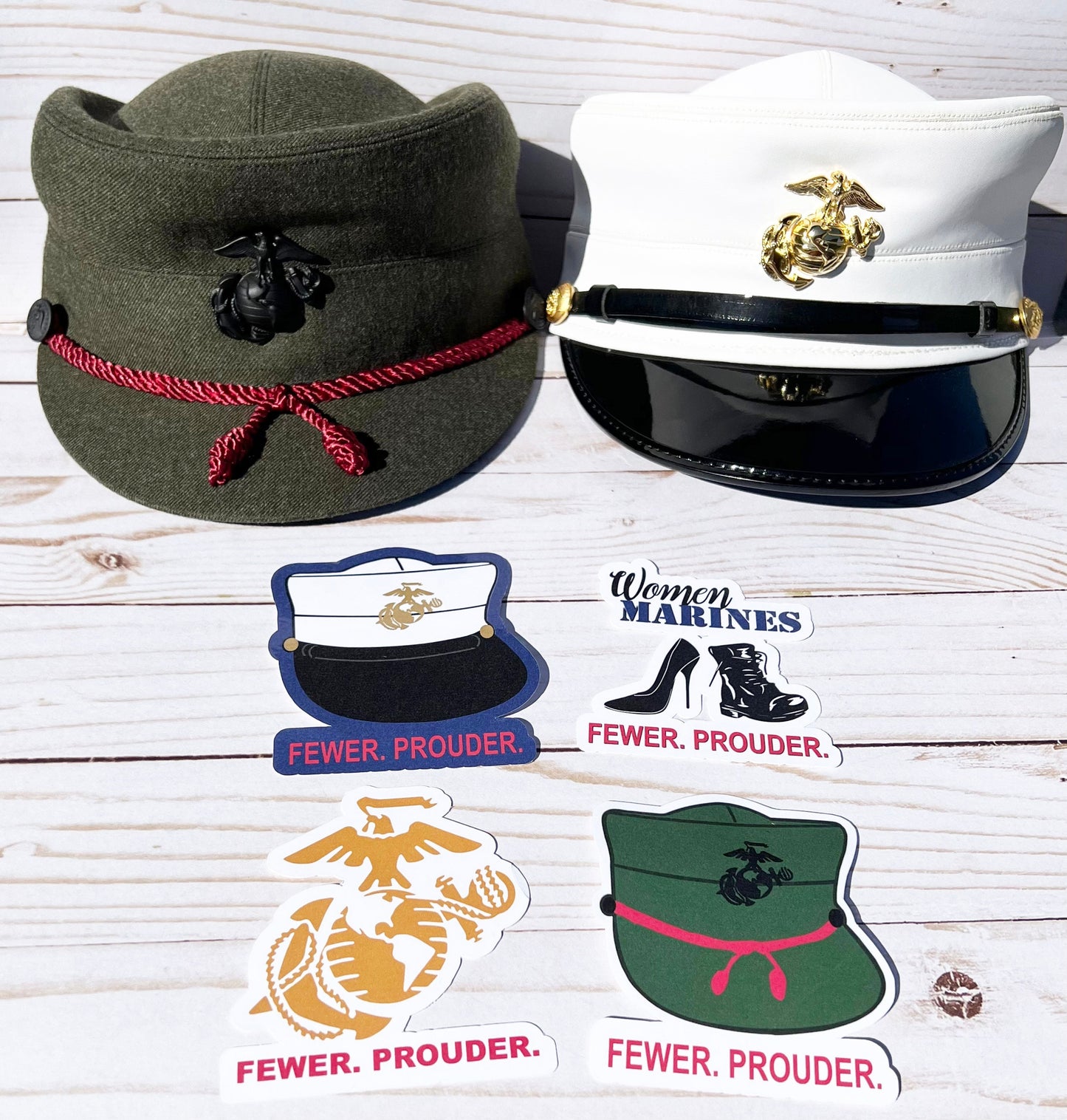 Marine Corps Stickers | USMC Sticker | Women Marine Veteran | Military Stickers | Marine Corps Sticker pack | USMC License #286-23