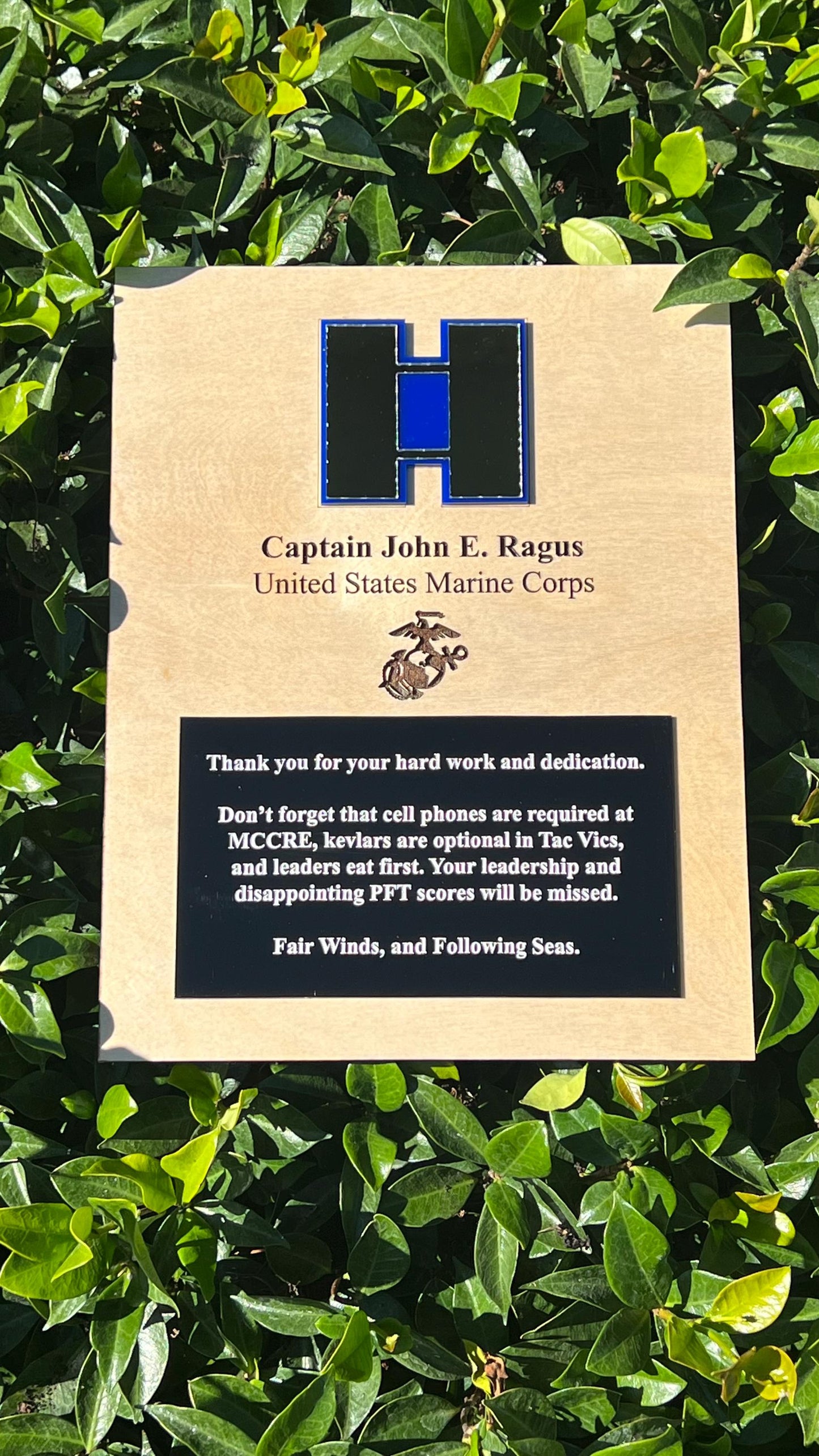 Marine corps plaques, Marine Corps retirement gift,  marine corps gift, USMC plaque, Marine retirement, Marine retired, USMC License #286-23