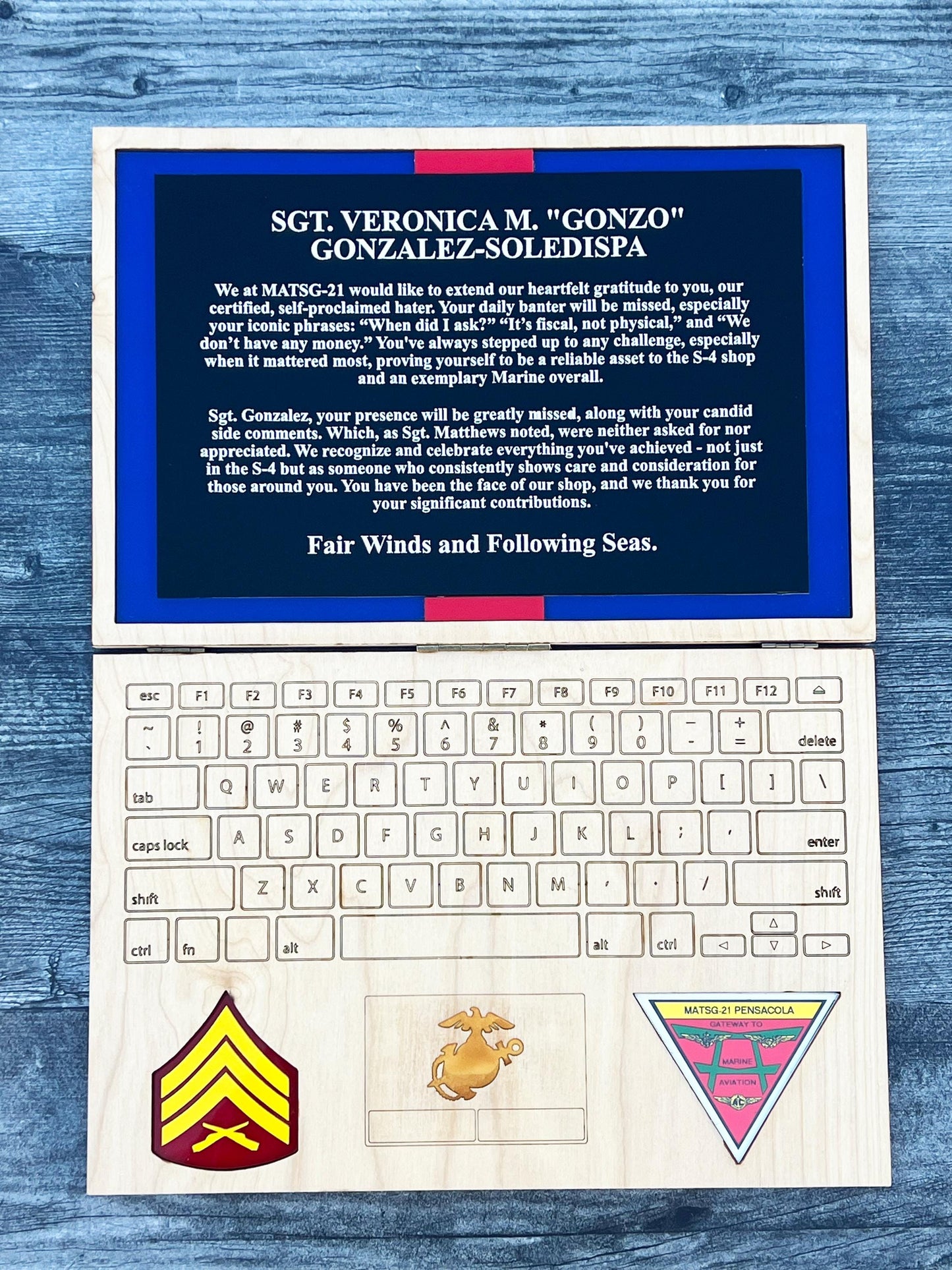 Marine corps plaques, Marine Corps retirement gift,  marine corps gift, USMC plaque, Marine retirement, Marine retired, USMC License #286-23