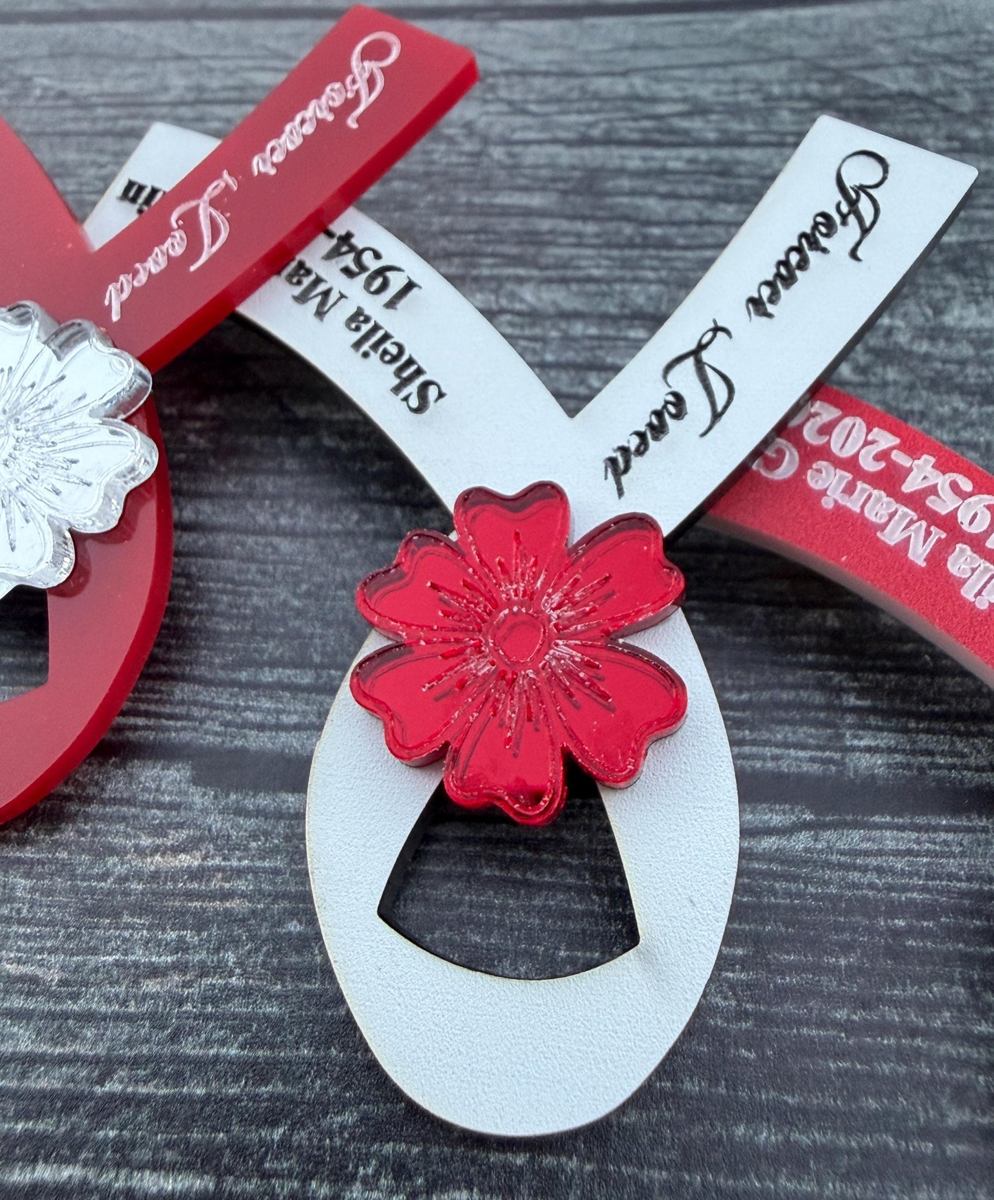 Funeral Ribbon pin, Funeral Favor, Funeral Memorial gift, Memorial ribbon for funerals, Funeral Momento, Custom funeral ribbon, Funeral gift
