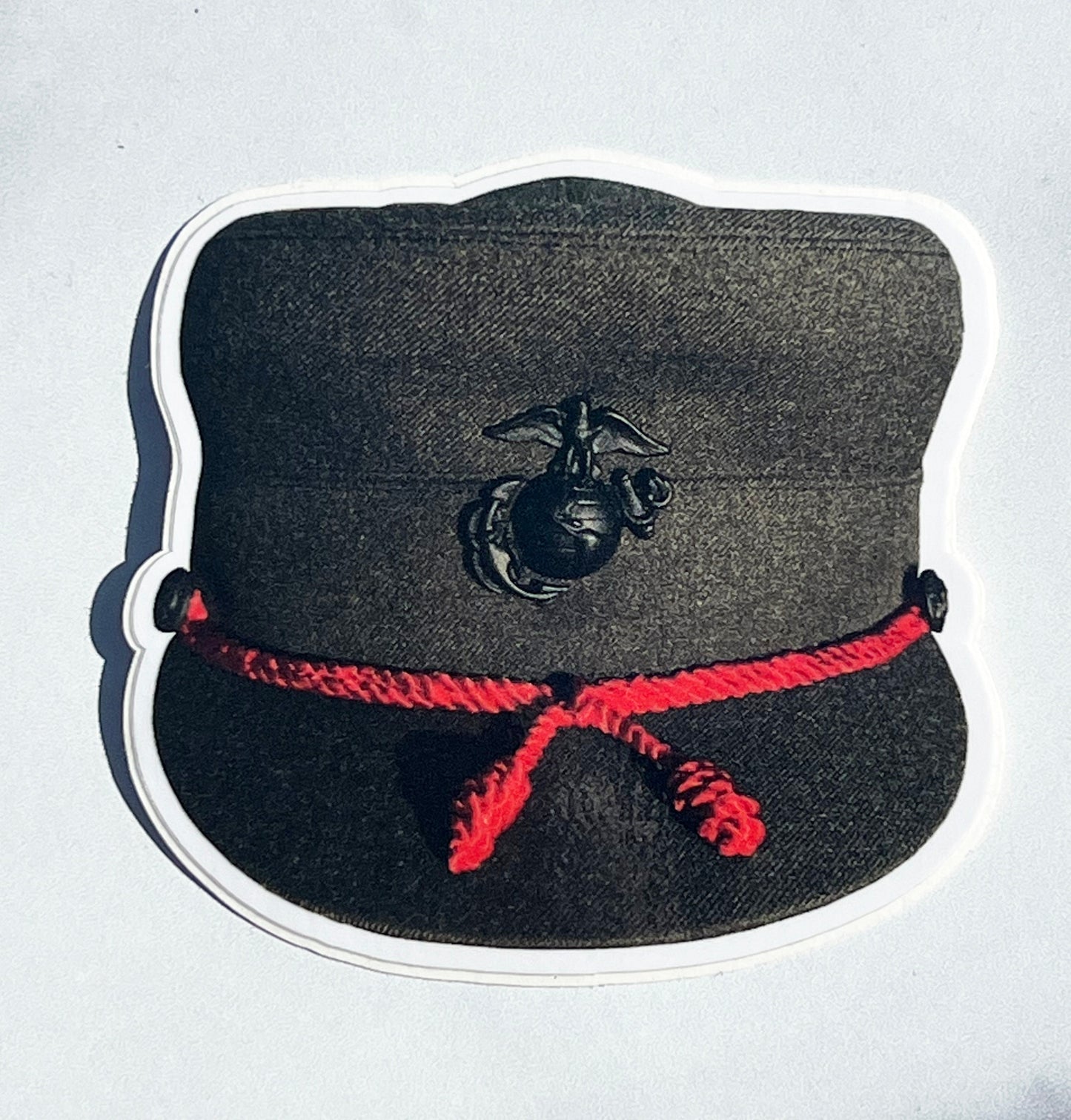 Women Marine Bucket Cover Sticker - USMC Veteran Decal