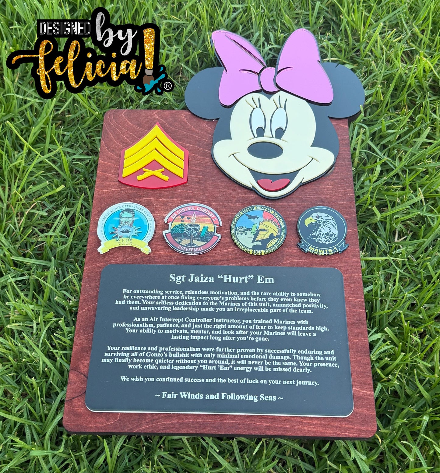 Marine corps plaques, Marine Corps retirement gift,  marine corps gift, USMC plaque, Marine retirement, Marine retired, USMC License #286-23