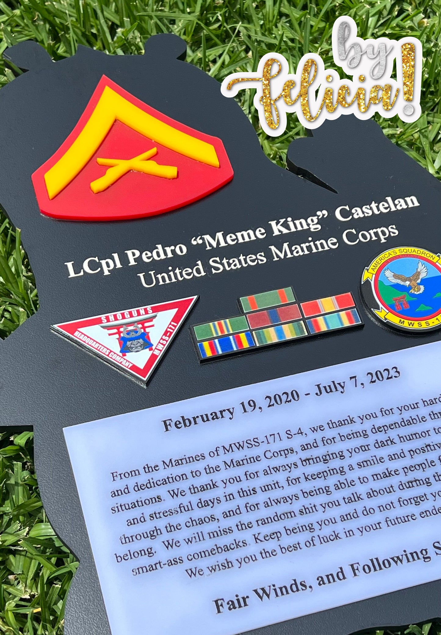 Marine corps plaques, Marine Corps retirement gift,  marine corps gift, USMC plaque, Marine retirement, Marine retired, USMC License #286-23
