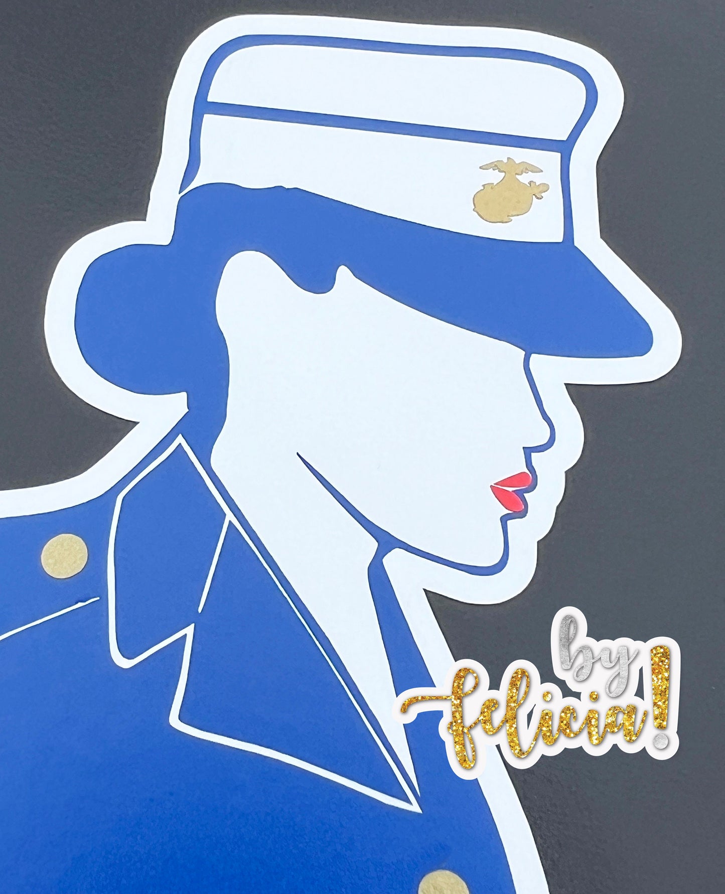 Women Marines Vinyl Decal: USMC Car, Laptop, Tumbler, USMC License #286-23