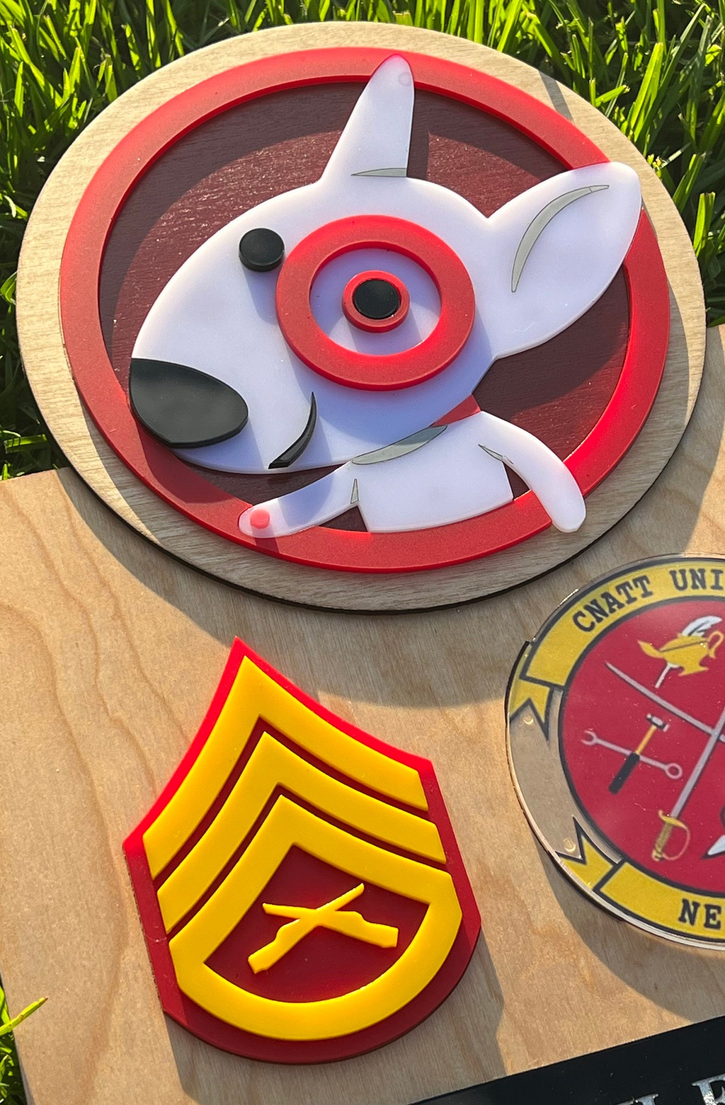 Handmade Marine Corps Retirement Plaque: USMC Gift