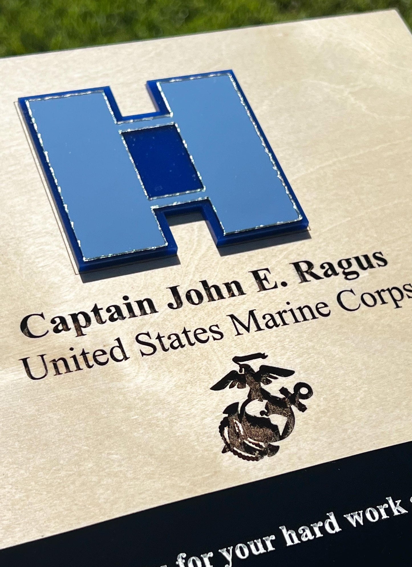 Marine corps plaques, Marine Corps retirement gift,  marine corps gift, USMC plaque, Marine retirement, Marine retired, USMC License #286-23