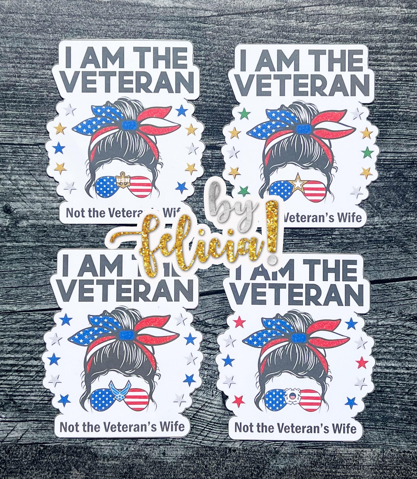 Female Veteran Sticker, Woman Veteran sticker, Female Army veteran, Female Navy veteran, Women Air Force veterans, Female military veterans