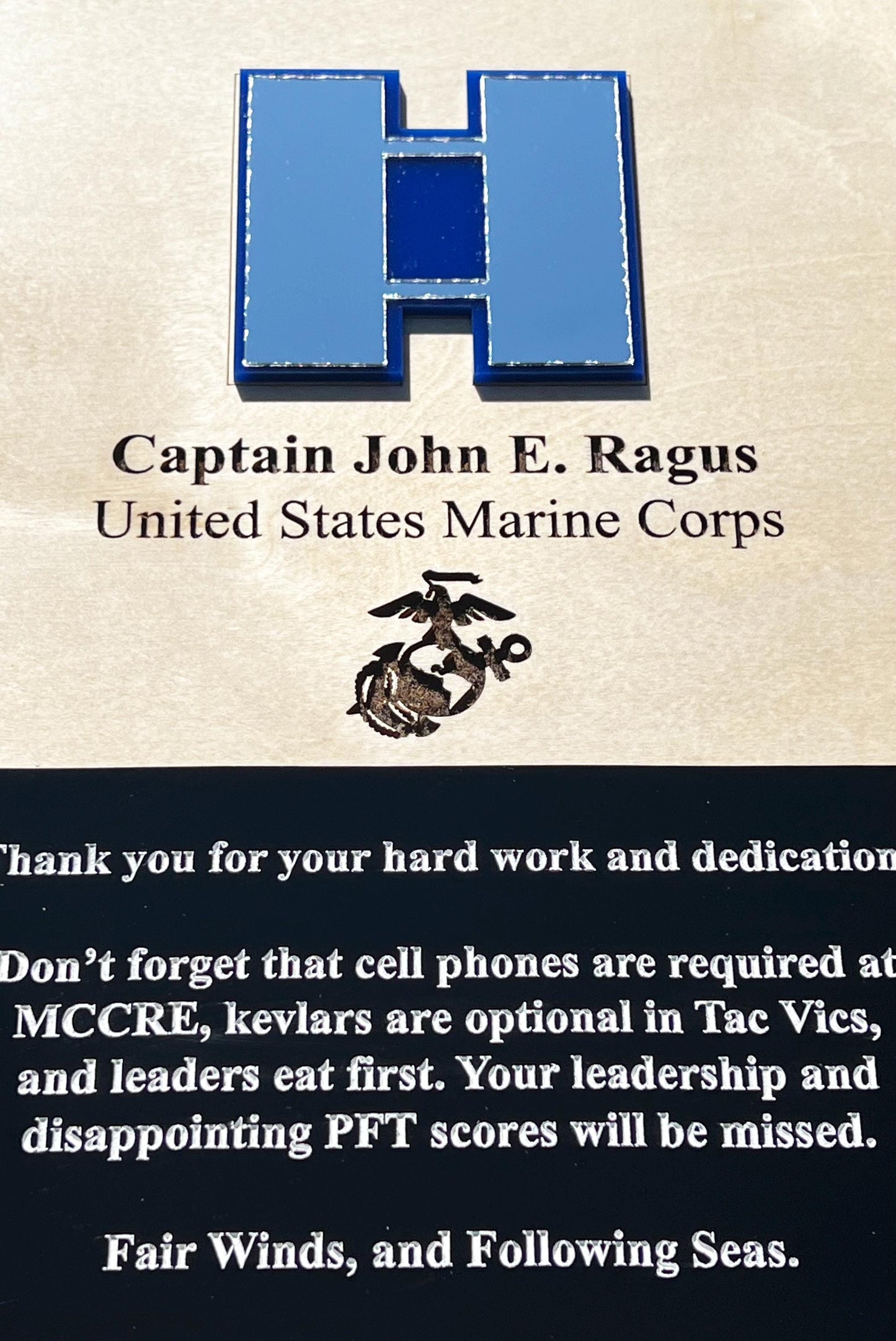 Marine corps plaques, Marine Corps retirement gift,  marine corps gift, USMC plaque, Marine retirement, Marine retired, USMC License #286-23