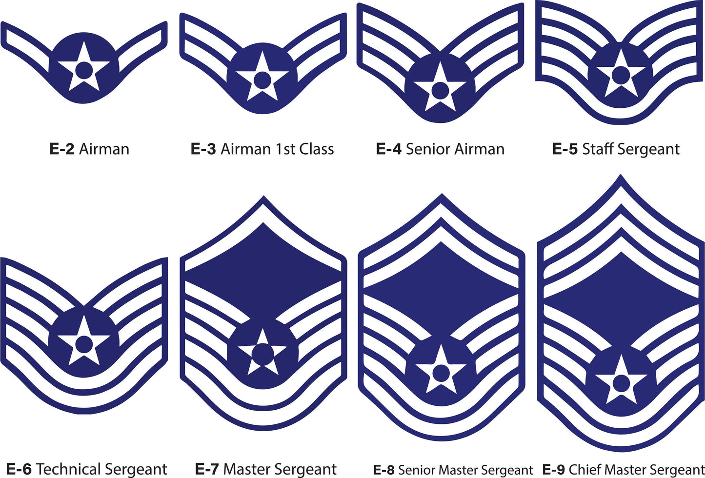 USAF Rank svg, Air Force SVG | Air Force rank svg | USAF svg | Air Force svg files | Air Force rank | Digital Download | Instant Download