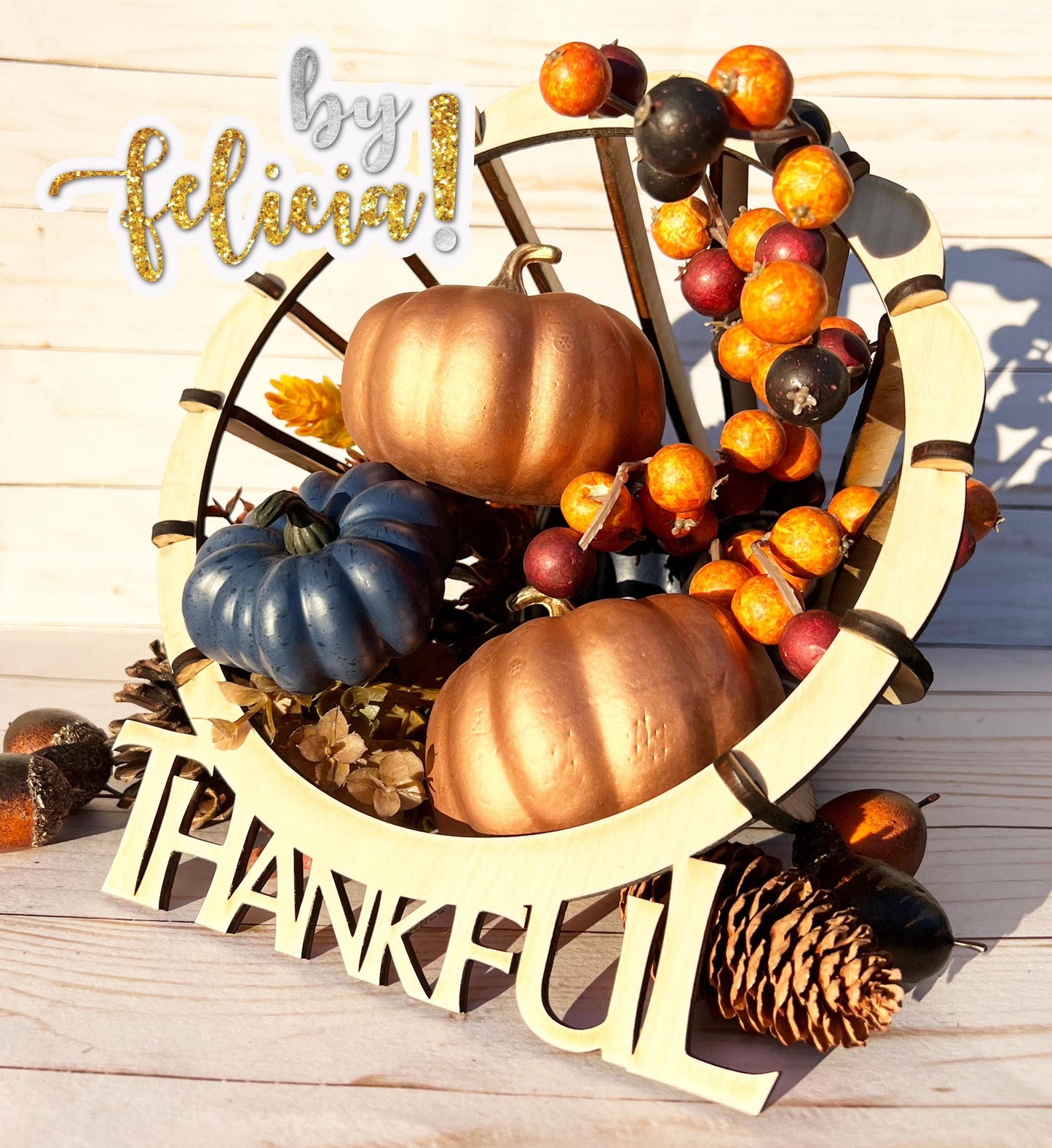 Thanksgiving Cornucopia décor, Thanksgiving Décor, Thanksgiving centerpiece, Thanksgiving table décor,  Cornucopia Basket, Thankful Décor