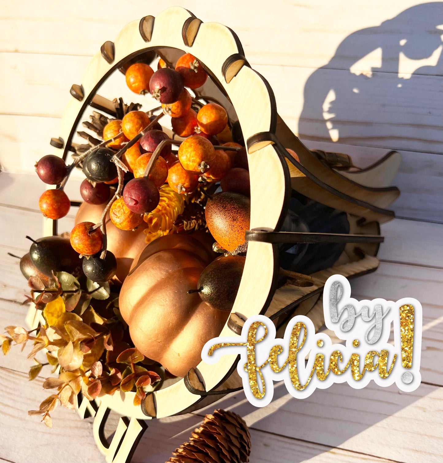 Thanksgiving Cornucopia décor, Thanksgiving Décor, Thanksgiving centerpiece, Thanksgiving table décor,  Cornucopia Basket, Thankful Décor