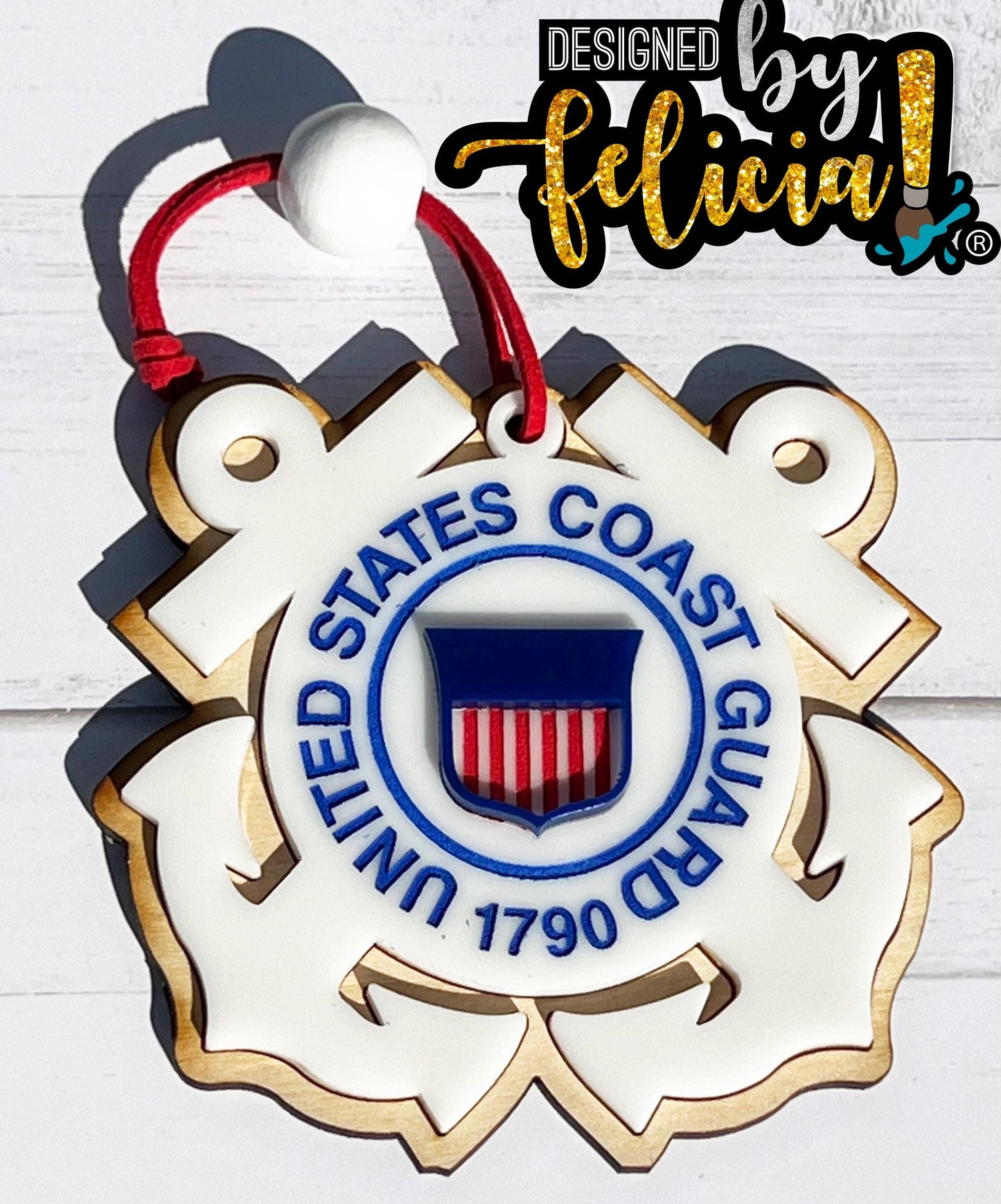 Coast Guard ornament, Coast Guard Gifts, Coast Guard Sign, Coast Guard Retirement Gifts, Coast Guard veteran, Coast Guard Going Away
