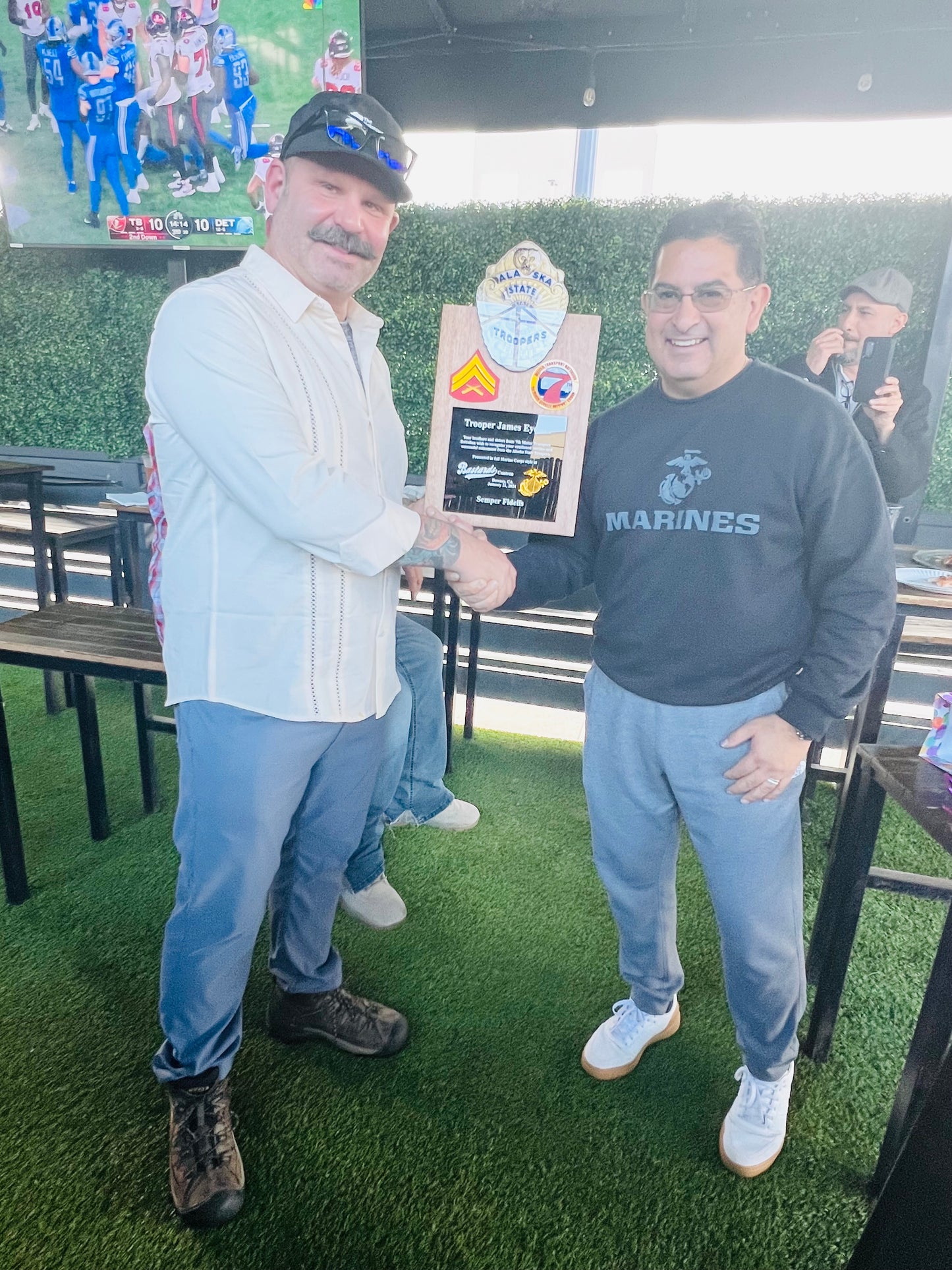 Custom Marine Corps Plaques, Military Retirement Plaques, Custom Military Plaques, USMC License 286-23