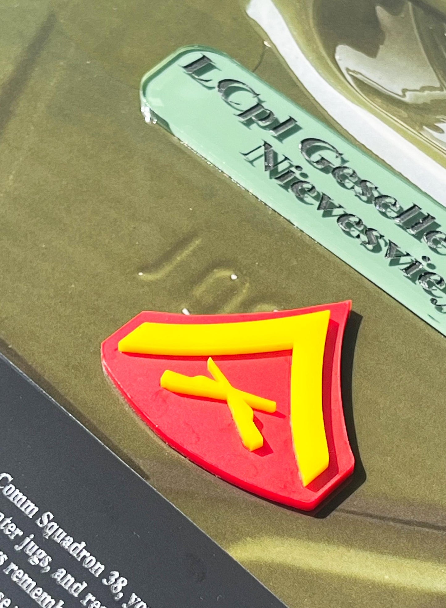 Handmade Marine Corps Retirement Plaque: USMC Gift