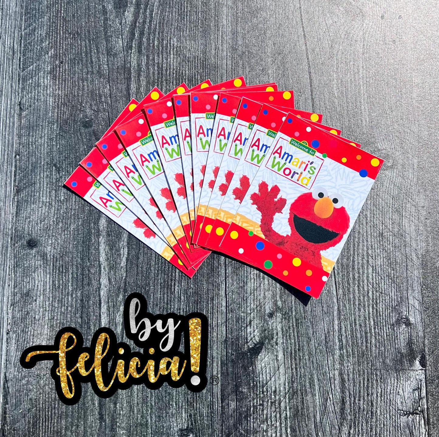 Elmo's World Party Favor Package: Custom Birthday Decor