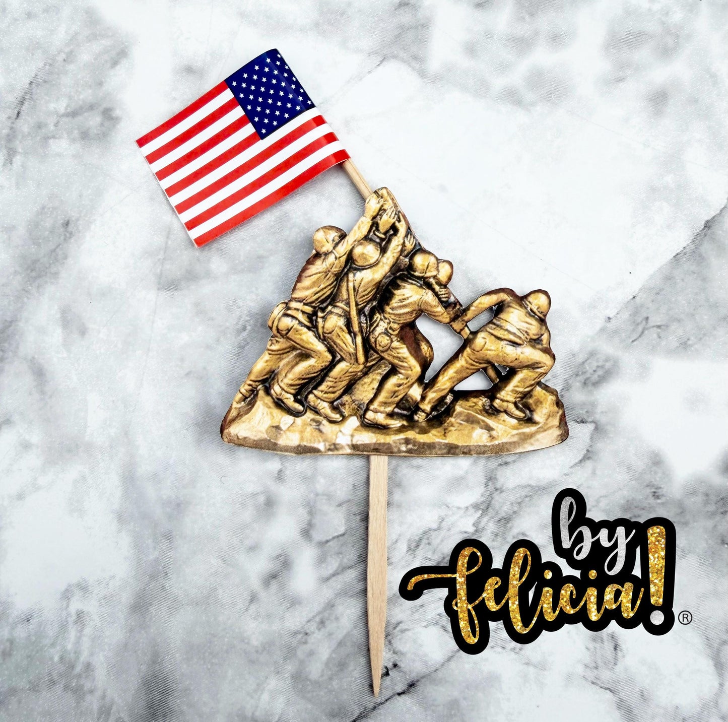 250th Marine Corps Birthday Cupcake Toppers: USMC Party Decorations