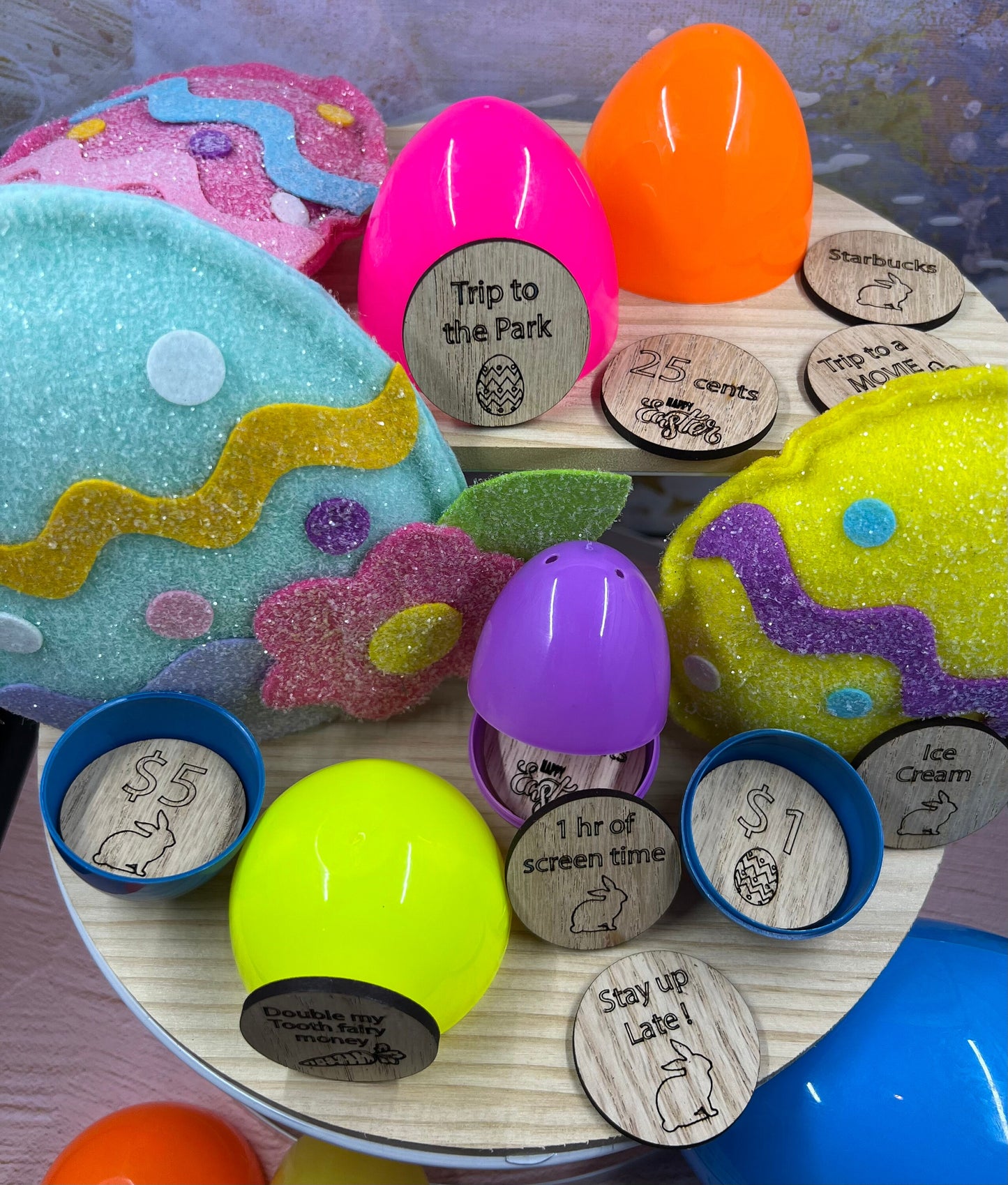 Easter egg tokens, Easter egg coins, Easter egg fillers, Easter basket stuffers, Easter egg tokens for kids, Easter basket stuffers for teen