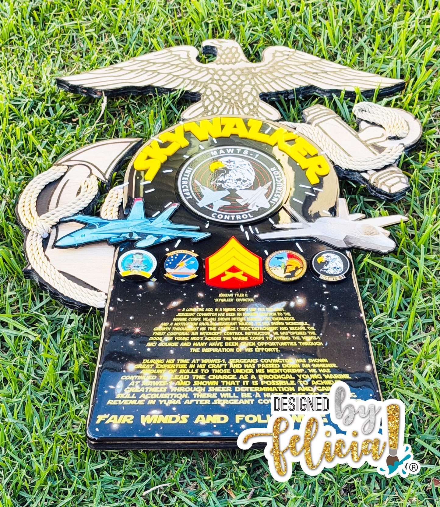Marine corps plaques, Marine Corps retirement gift,  marine corps gift, USMC plaque, Marine retirement, Marine retired, USMC License #286-23