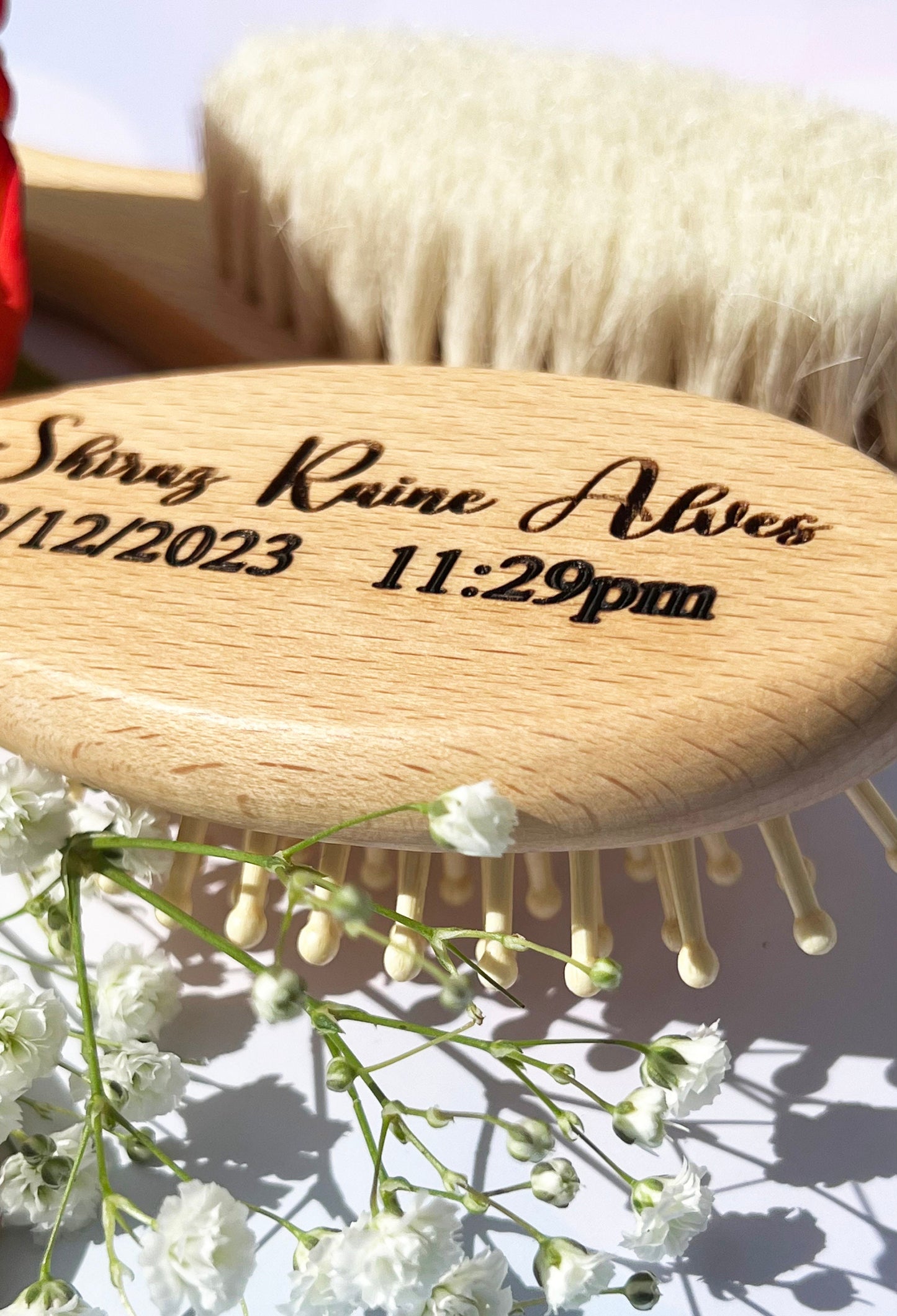 Baby Gift set, Baby gift personalized, Baby shower gift, Custom baby gifts, Newborn Gift set, Wooden baby brush, Personalized brush baby