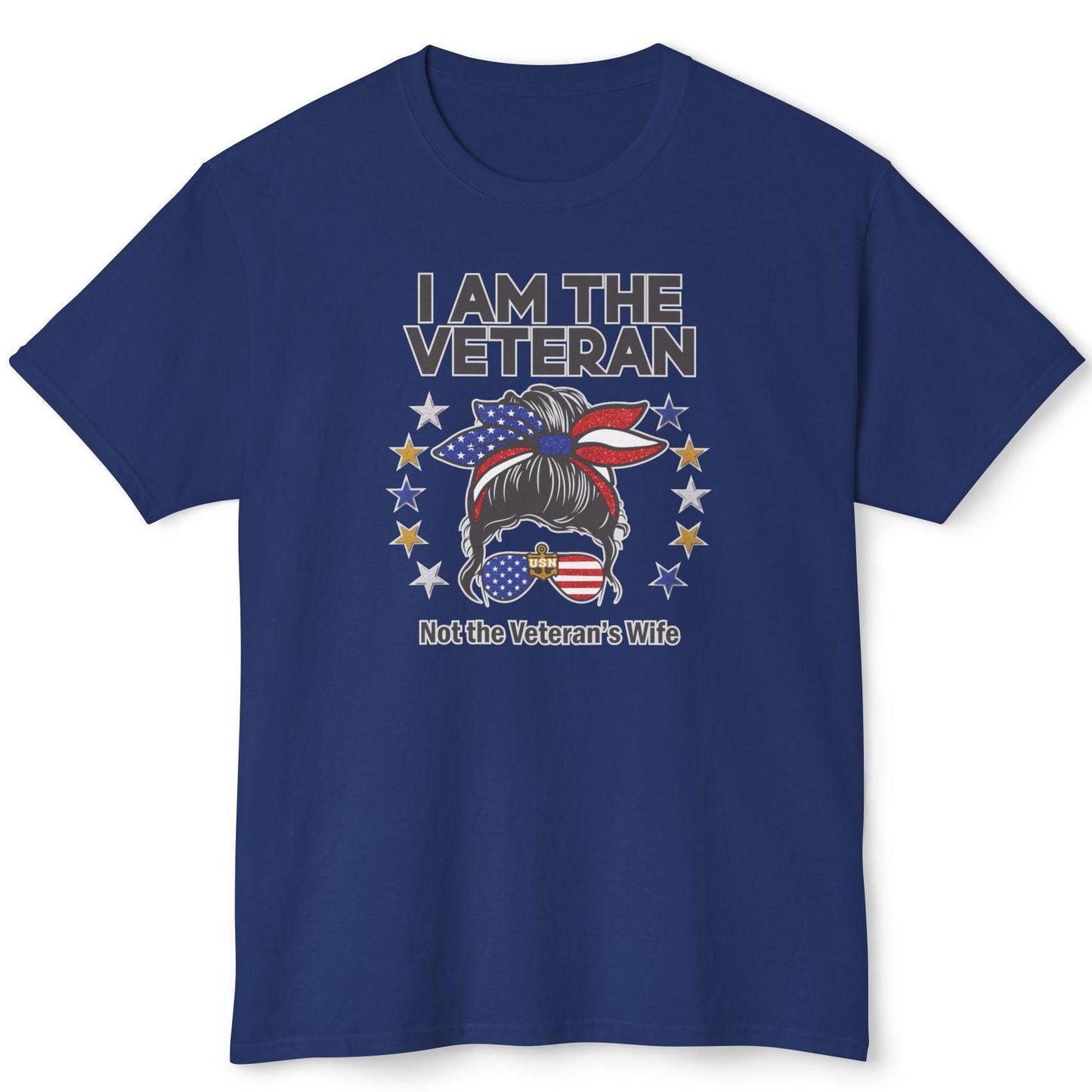 Navy Proud Female Veteran shirt, Female Veteran shirt, Navy Veteran shirt, Retired Navy shirts for women, Unisex HD Cotton T-shirt