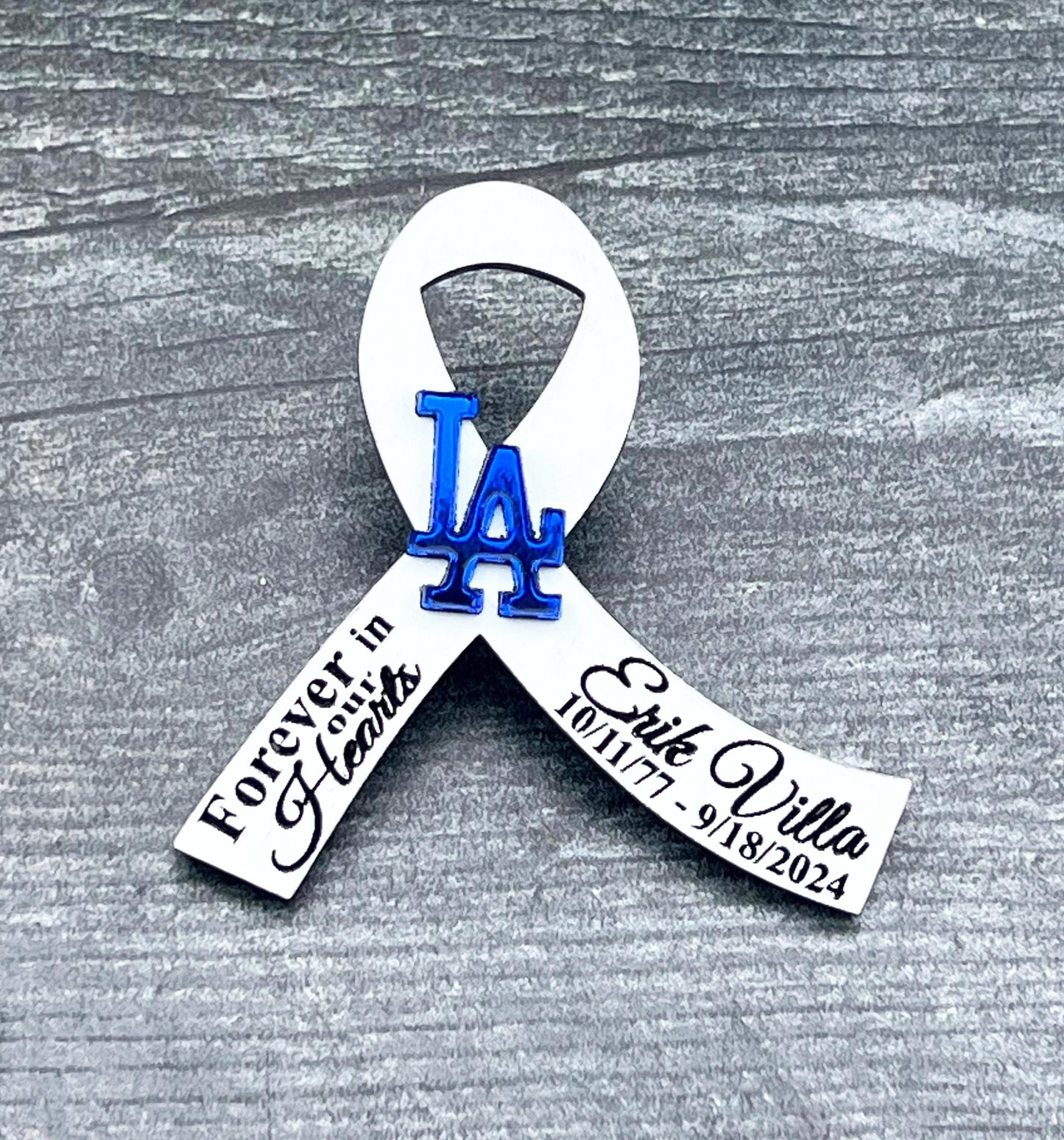 Funeral Ribbon pin, Funeral Favor, Funeral Memorial gift, Memorial ribbon for funerals, Funeral Momento, Custom funeral ribbon, Funeral gift