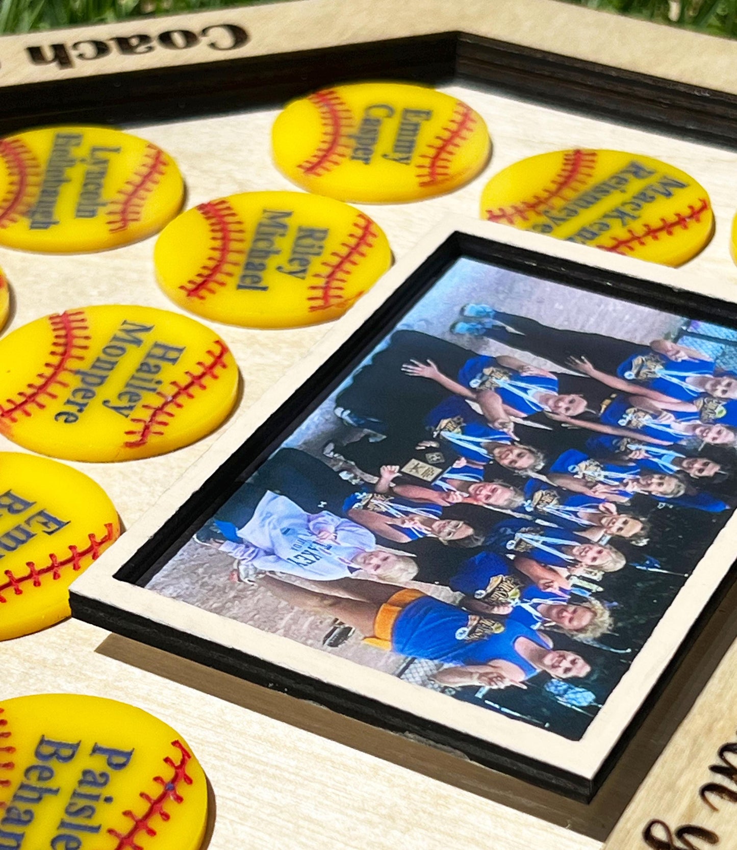 Softball Coach Gift, Baseball Coach Frame, Baseball Coach Gift Photo,  Coach Gifts Baseball, Baseball Gifts for Coach, Softball gifts coach