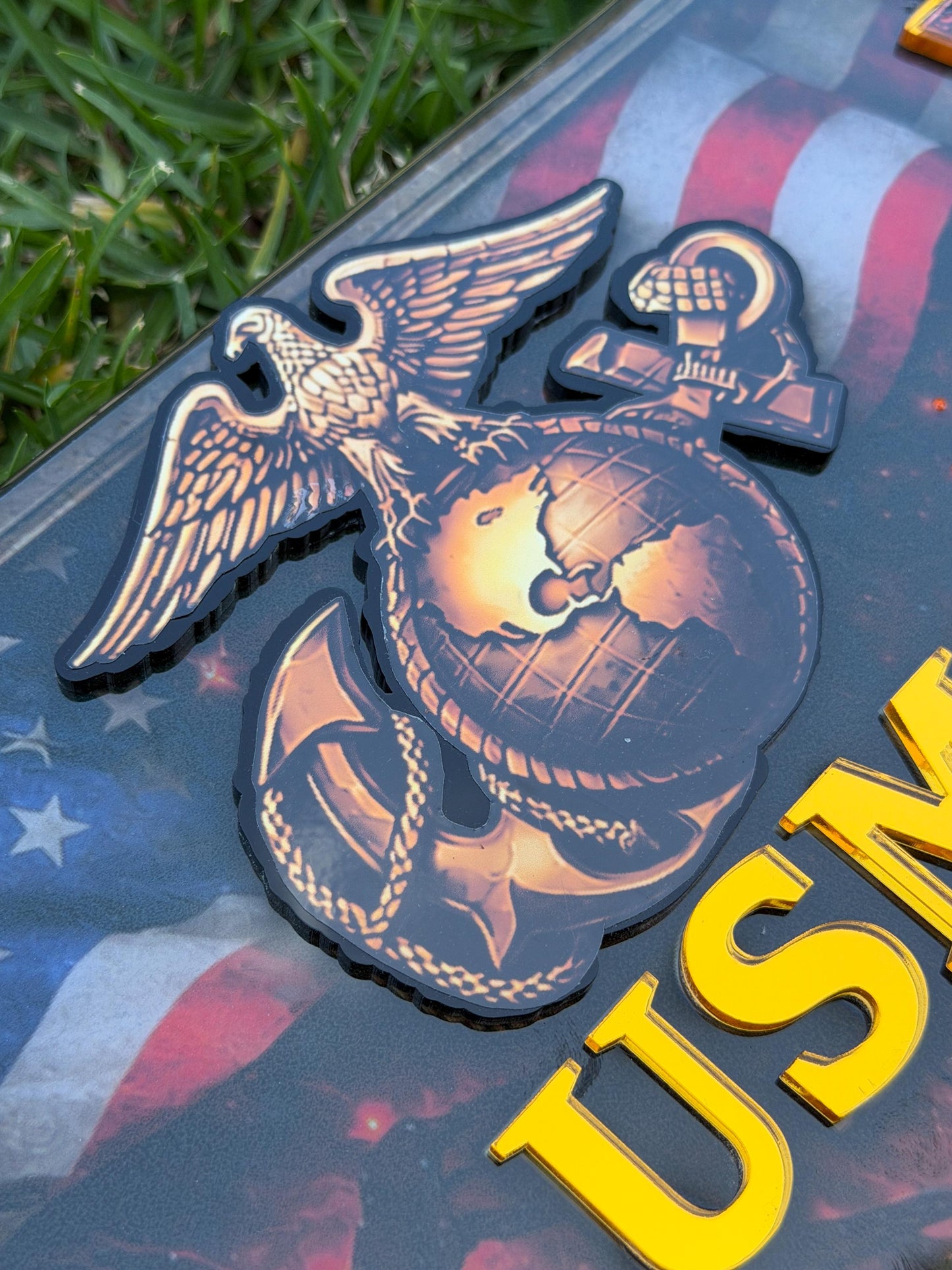 Marine corps plaques, Marine Corps retirement gift,  marine corps gift, USMC plaque, Marine retirement, Marine retired, USMC License #286-23