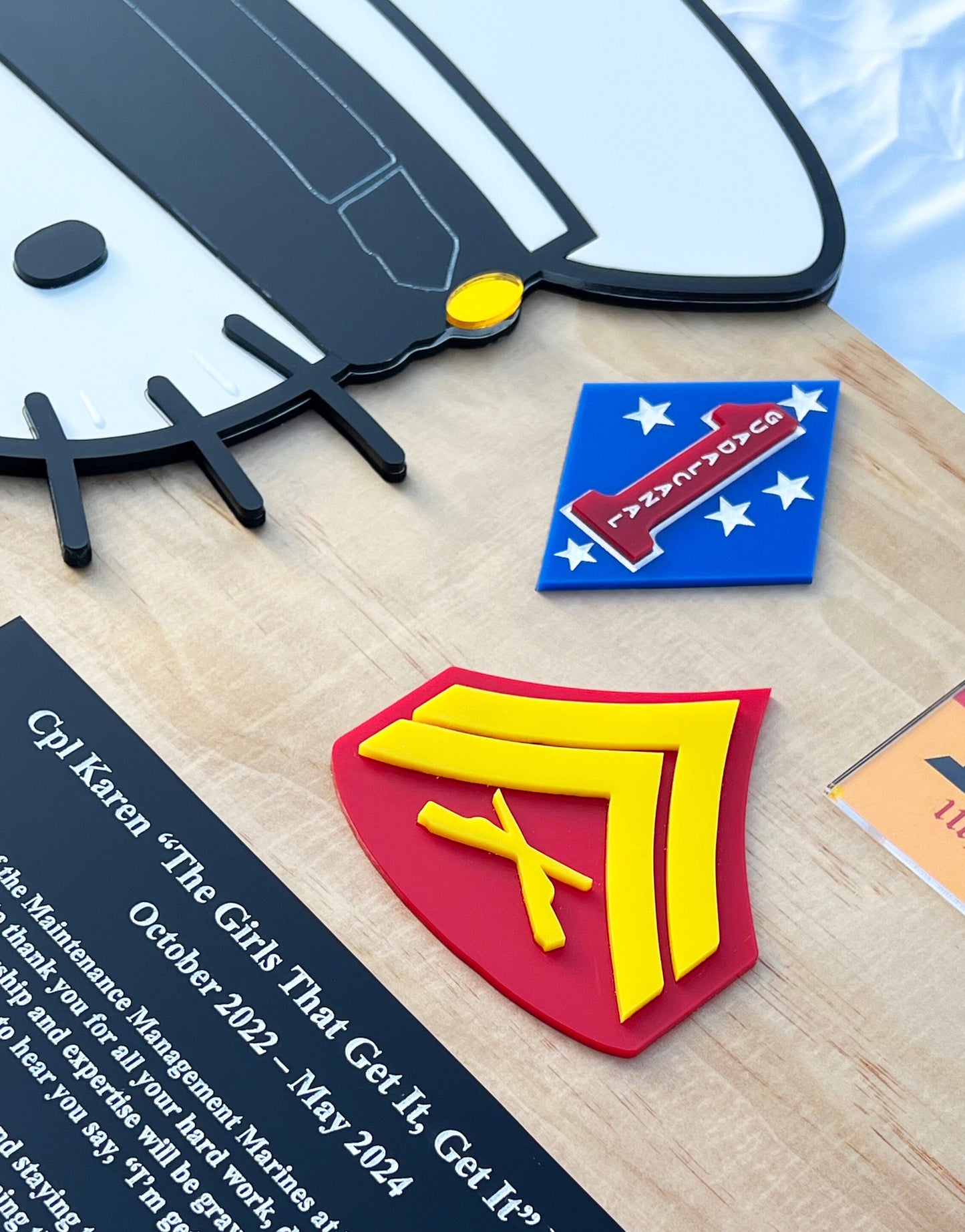 CUSTOM plaque, Rush Charge