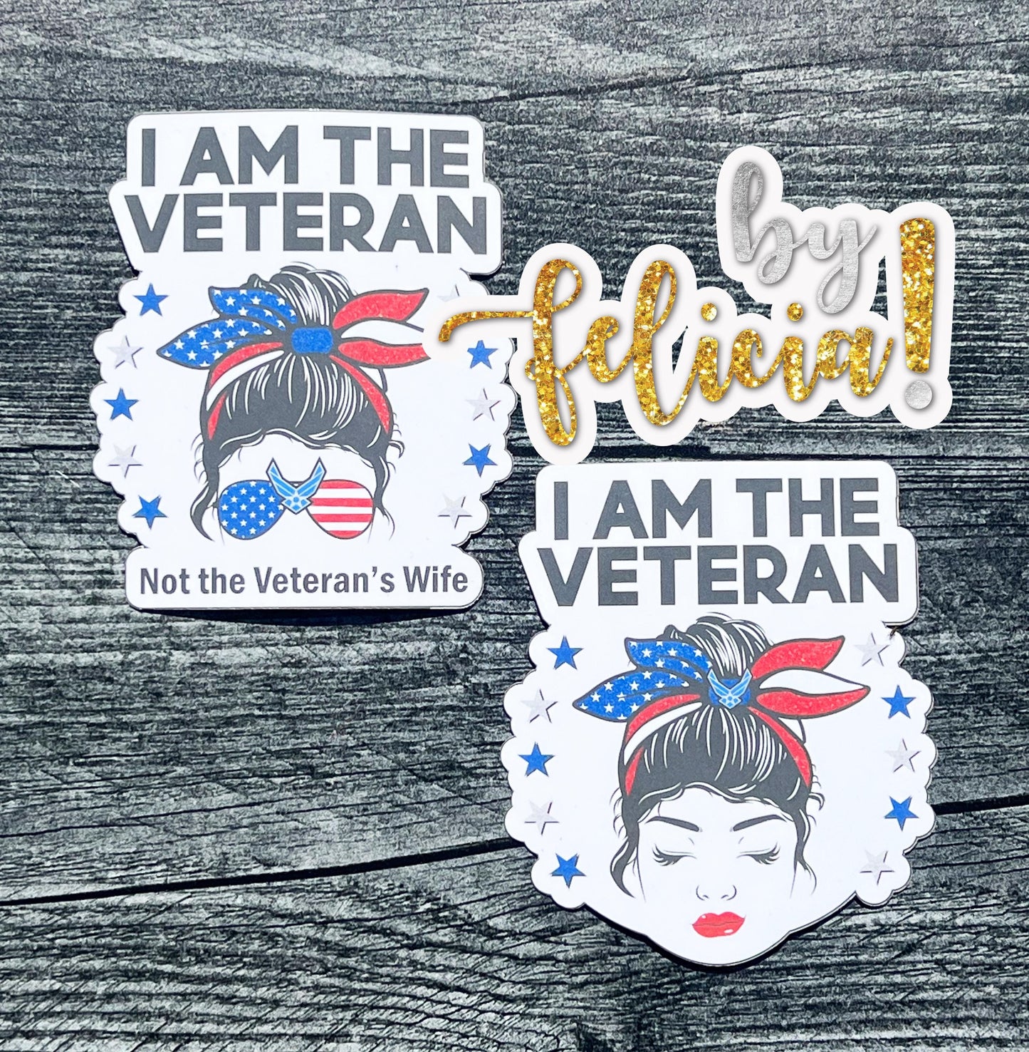 Female Veteran Sticker, Woman Veteran sticker, Female Army veteran, Female Navy veteran, Women Air Force veterans, Female military veterans