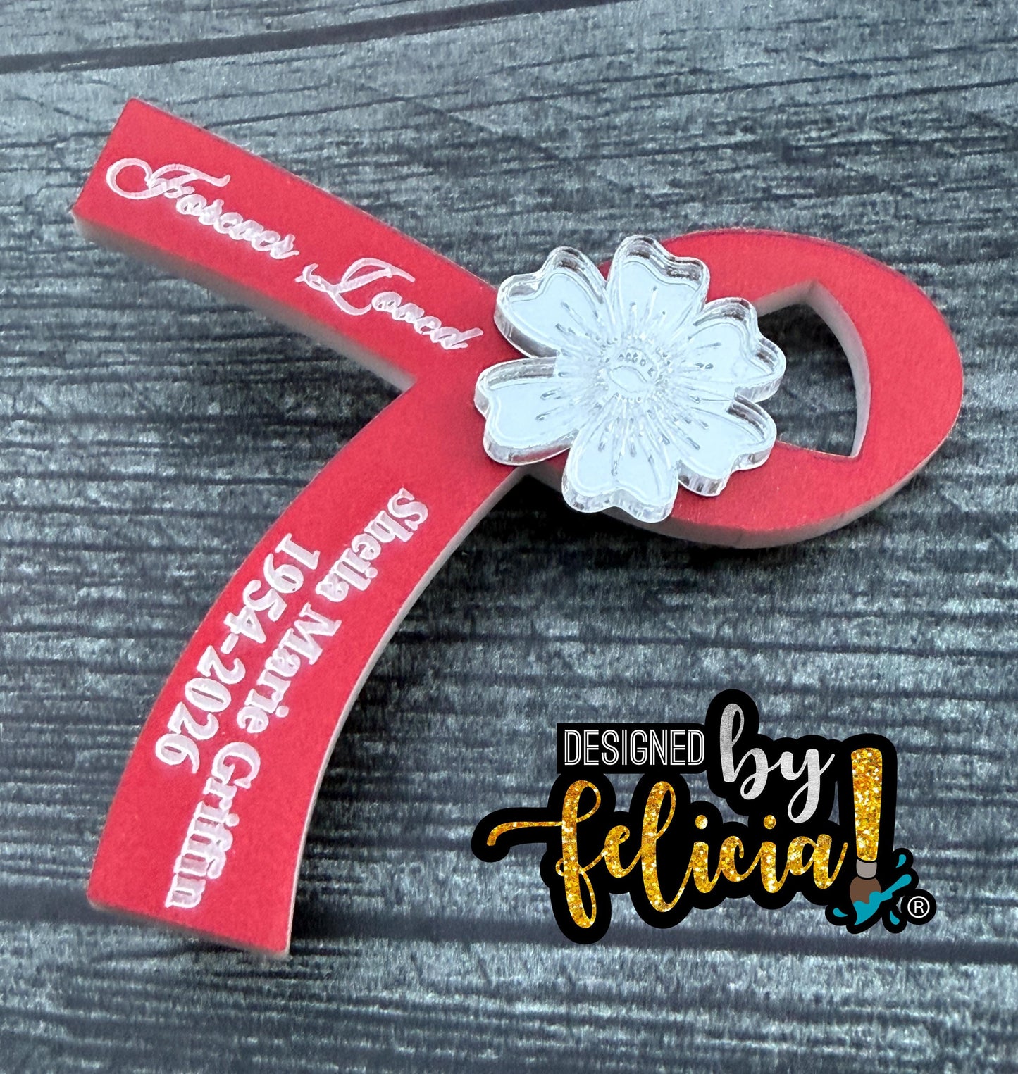 Funeral Ribbon pin, Funeral Favor, Funeral Memorial gift, Memorial ribbon for funerals, Funeral Momento, Custom funeral ribbon, Funeral gift