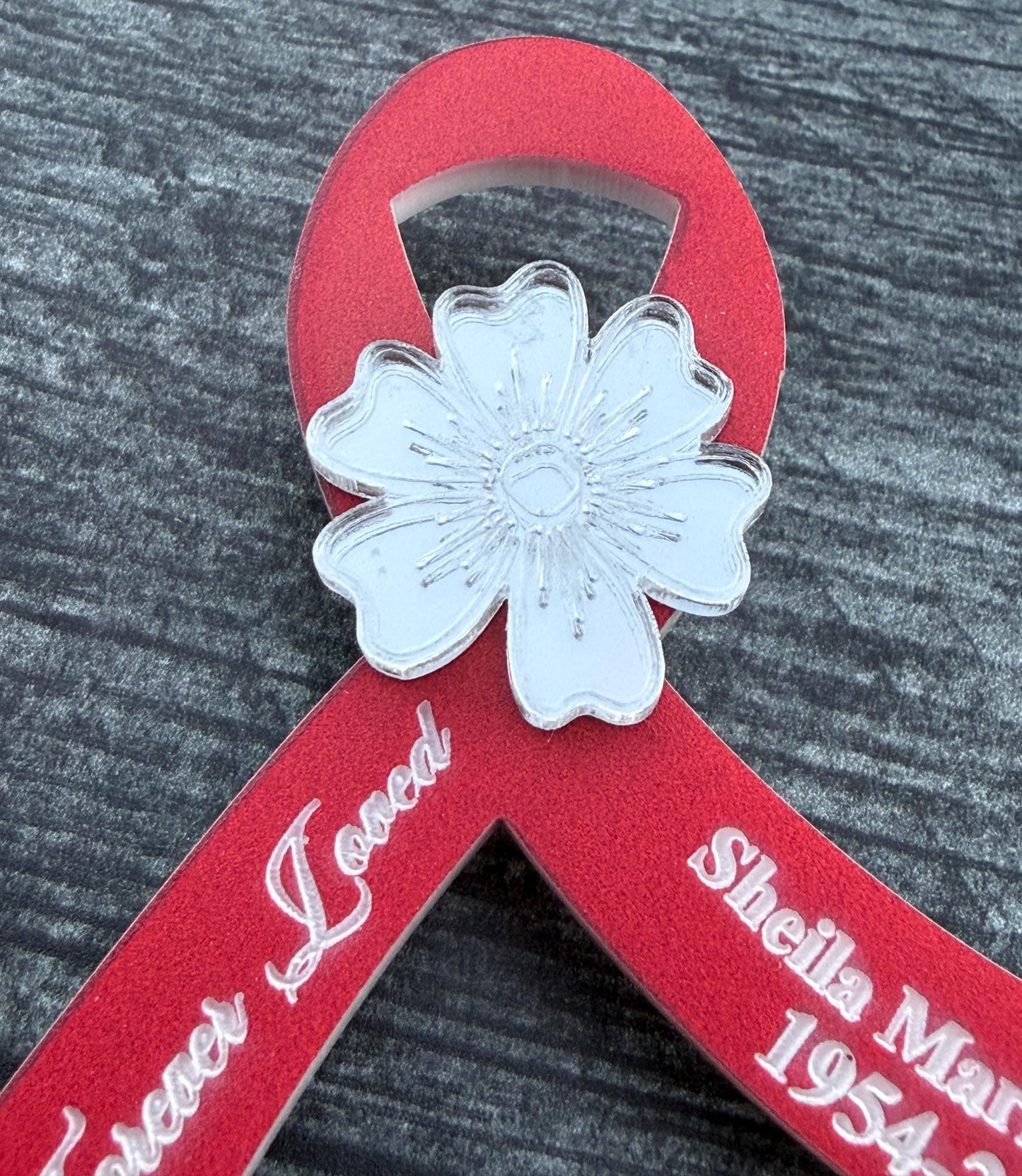 Funeral Ribbon pin, Funeral Favor, Funeral Memorial gift, Memorial ribbon for funerals, Funeral Momento, Custom funeral ribbon, Funeral gift