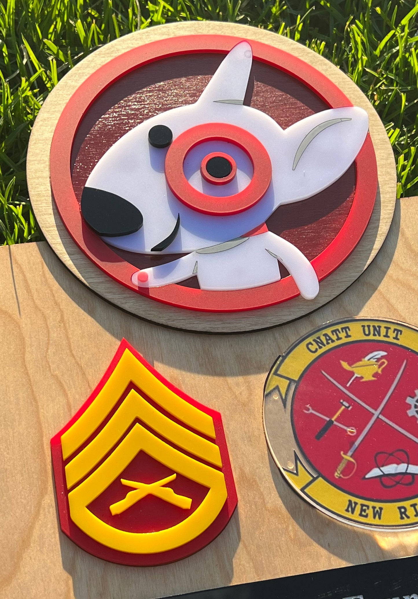 Handmade Marine Corps Retirement Plaque: USMC Gift