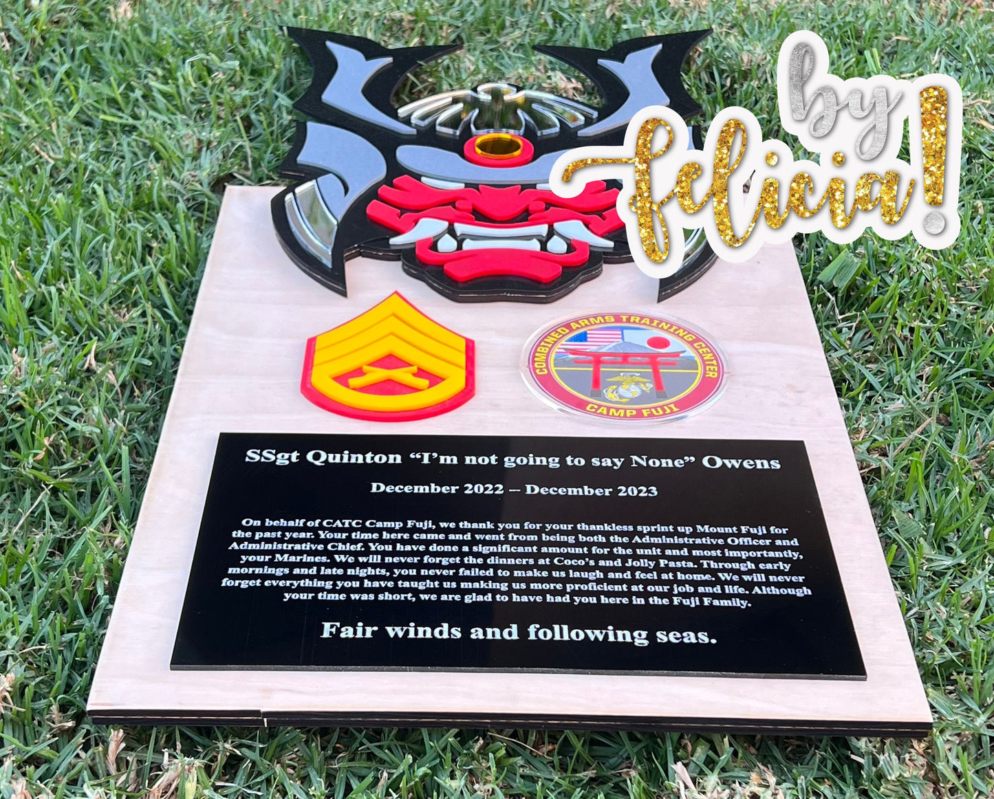 Marine corps plaques, Marine Corps retirement gift,  marine corps gift, USMC plaque, Marine retirement, Marine retired, USMC License #286-23