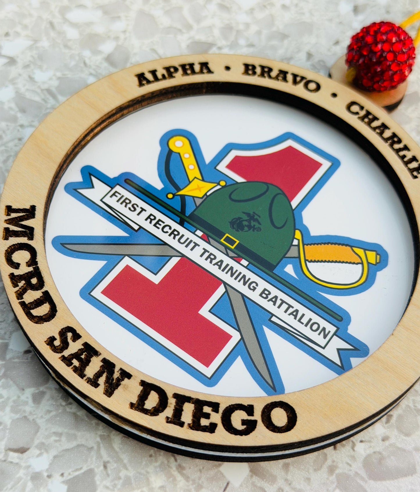 McRD recruit training, MCrD San Diego graduation, Marine boot camp graduation, Marine Corps Gifts, USMC Gifts, USMC License #286-23