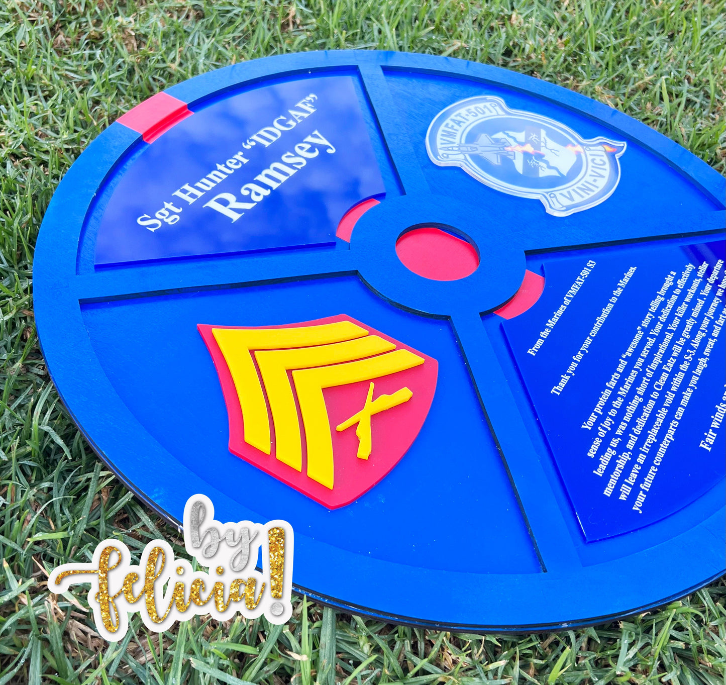 Marine corps plaque, Marine Corps retirement gift,  marine corps gift, Weight plaque, Marine retirement, Marine retired, USMC License 286-23
