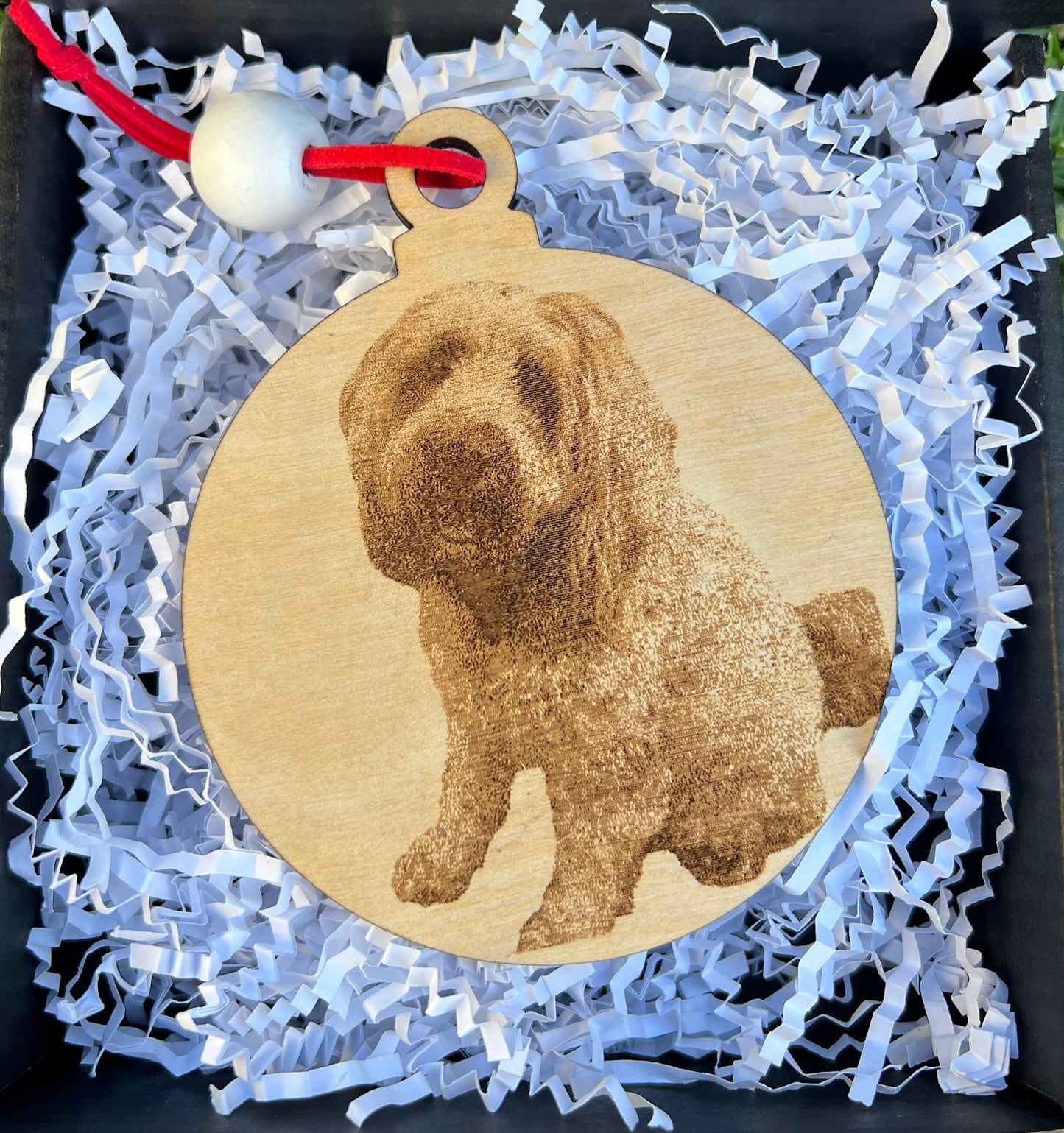 Personalized Pet Ornament • Dog's First Christmas • Pet Memorial Gift • Custom Dog Gift • Christmas Gift for New Pet