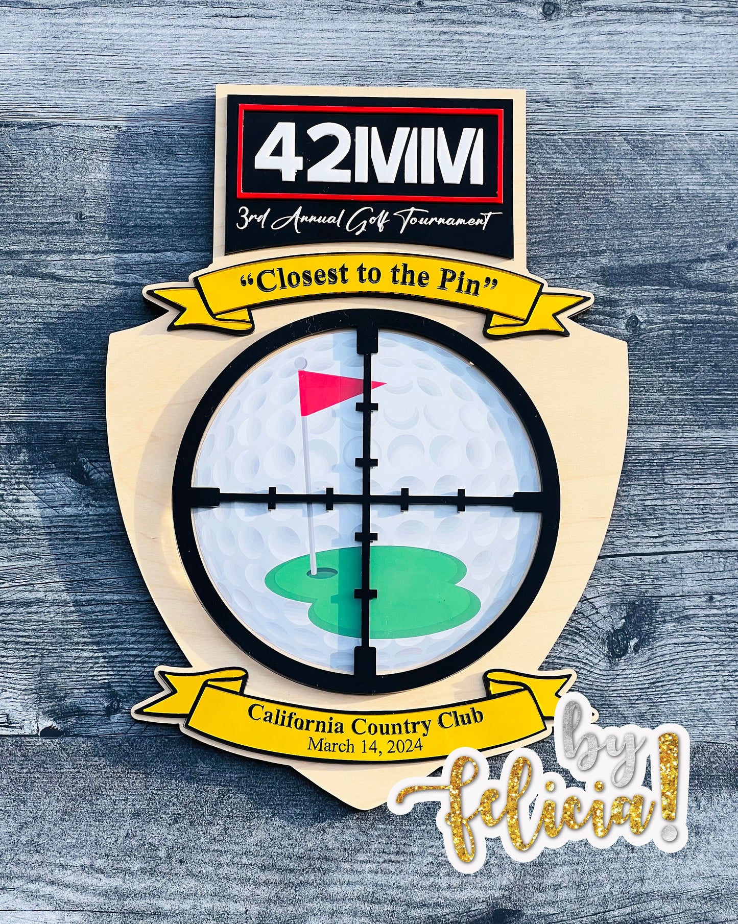 Golf tournament plaques, Golf tournament gift,  Golf Awards, Golf trophy, Winner trophy, Winner plaque, Golf sign