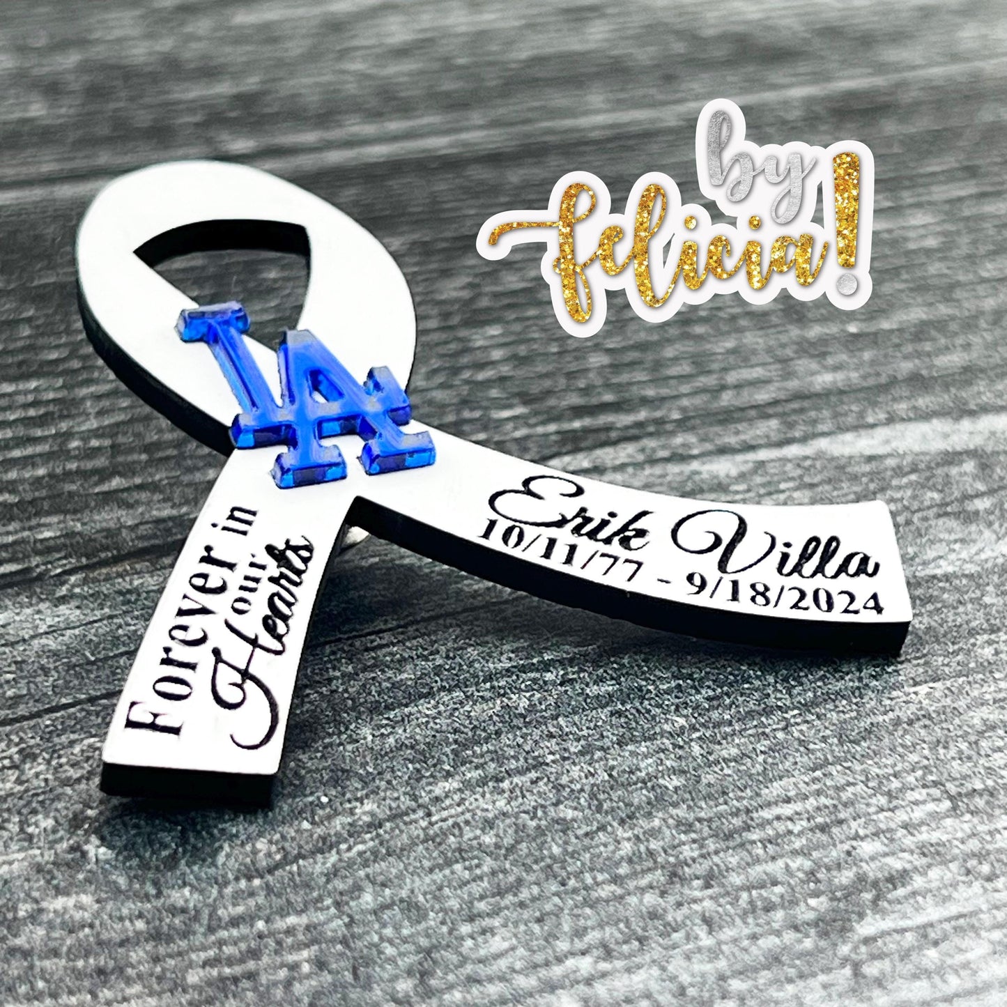 Funeral Ribbon pin, Funeral Favor, Funeral Memorial gift, Memorial ribbon for funerals, Funeral Momento, Custom funeral ribbon, Funeral gift