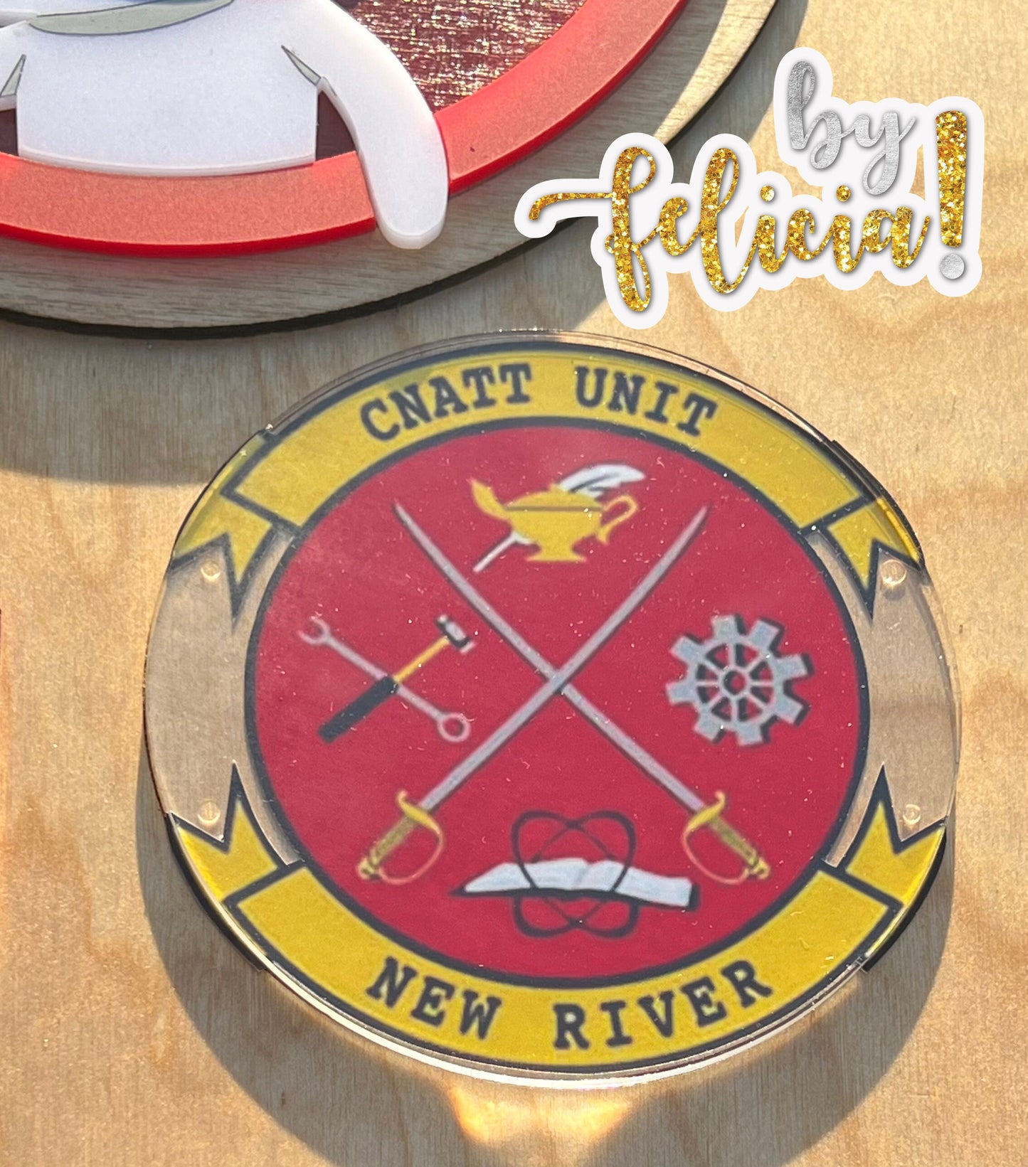 Handmade Marine Corps Retirement Plaque: USMC Gift