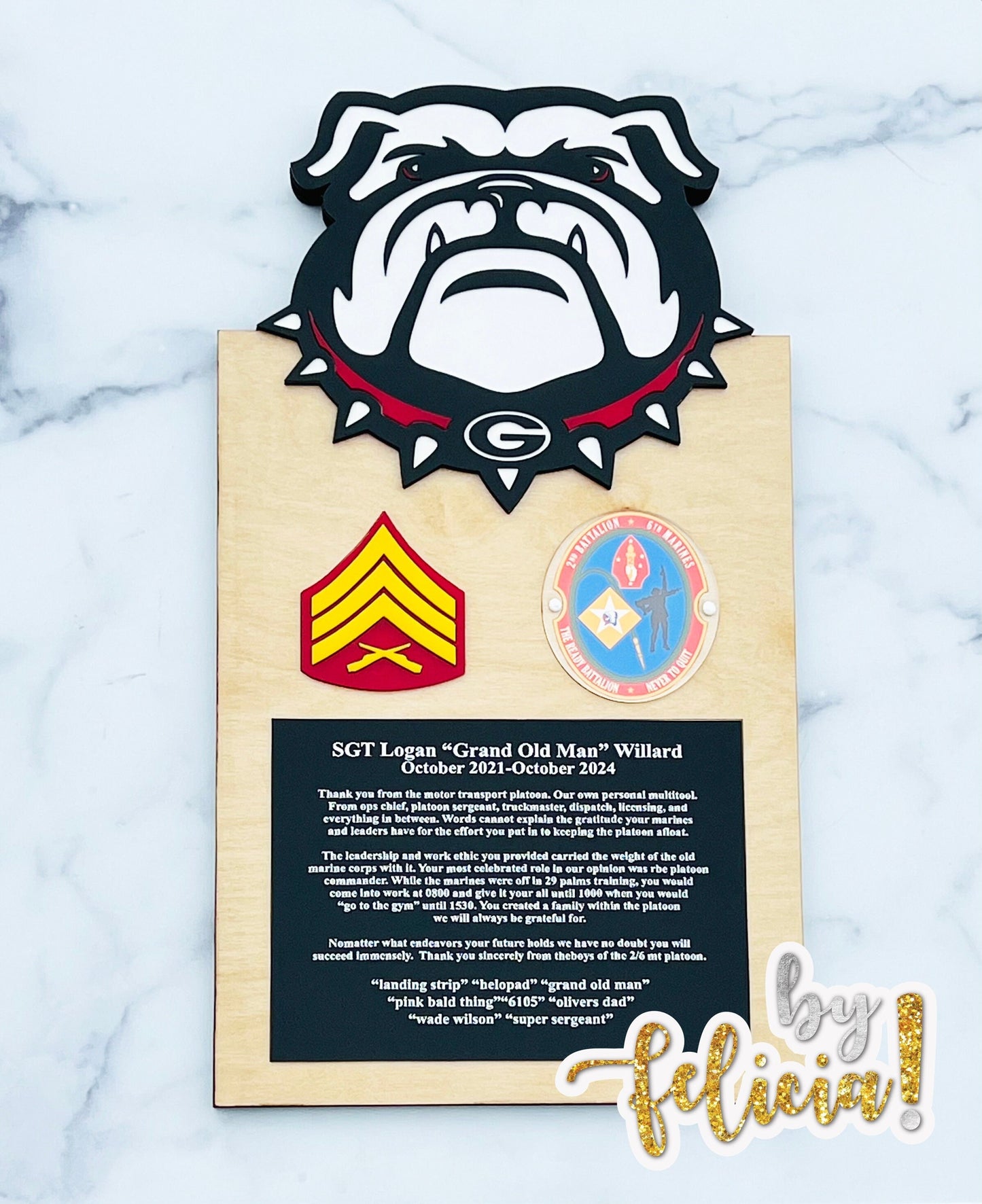 Marine corps plaques, Marine Corps retirement gift,  marine corps gift, USMC plaque, Marine retirement, Marine retired, USMC License #286-23