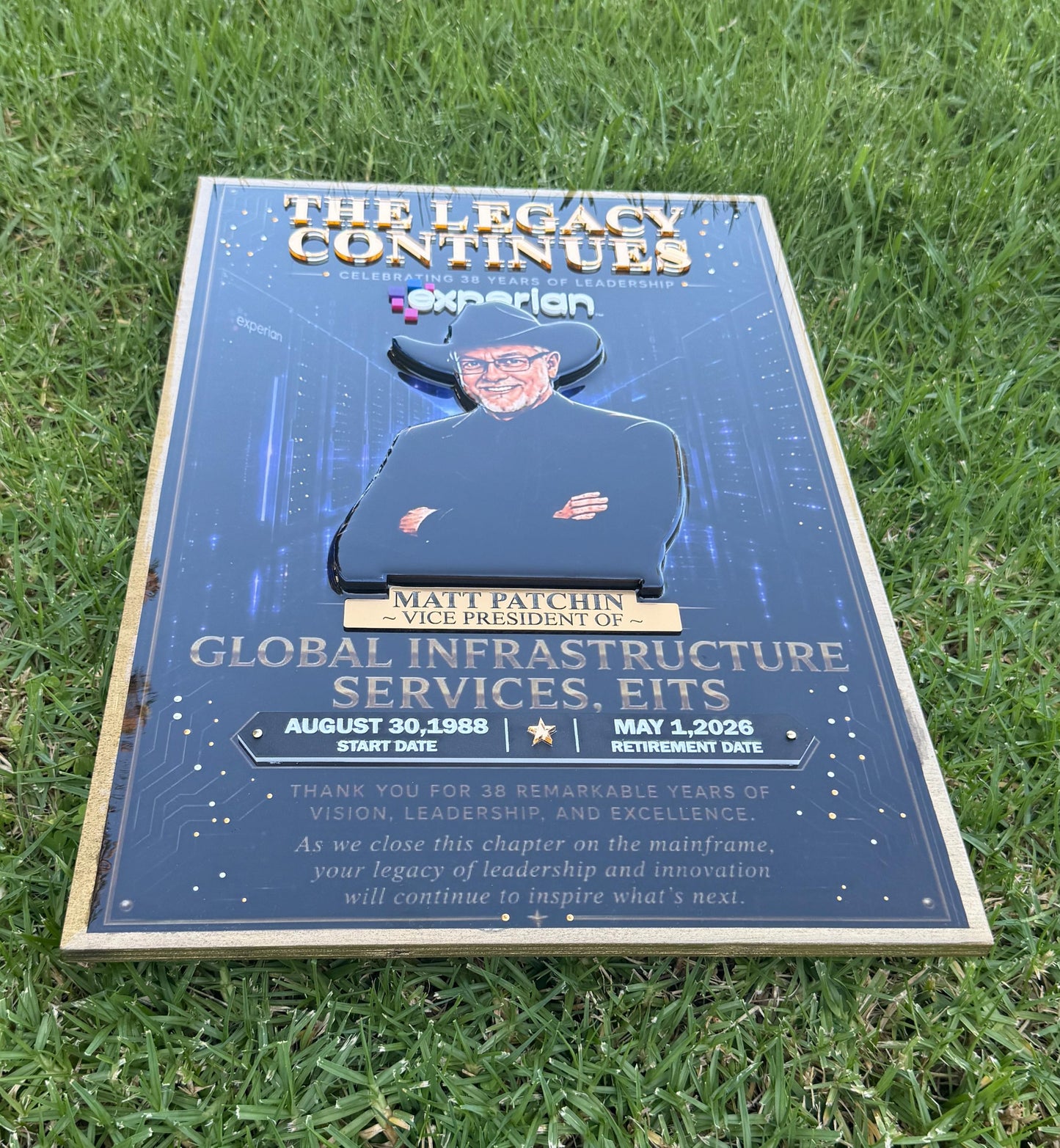 Retirement plaque personalized, retirement plaque custom, Retirement plaque for men, retirement plaque for women, Retirement awards plaque