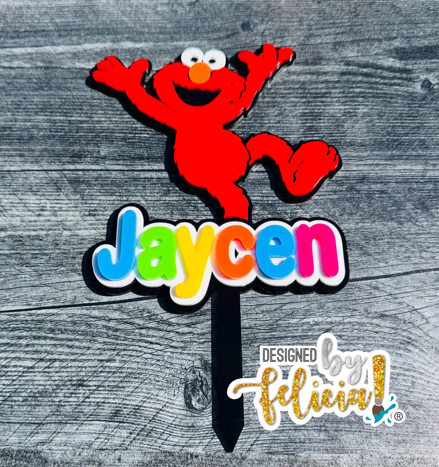 Acrylic cake topper, Custom cake topper, Wooden cake topper, Personalized cake topper, Layered cake topper acrylic, Birthday cake topper