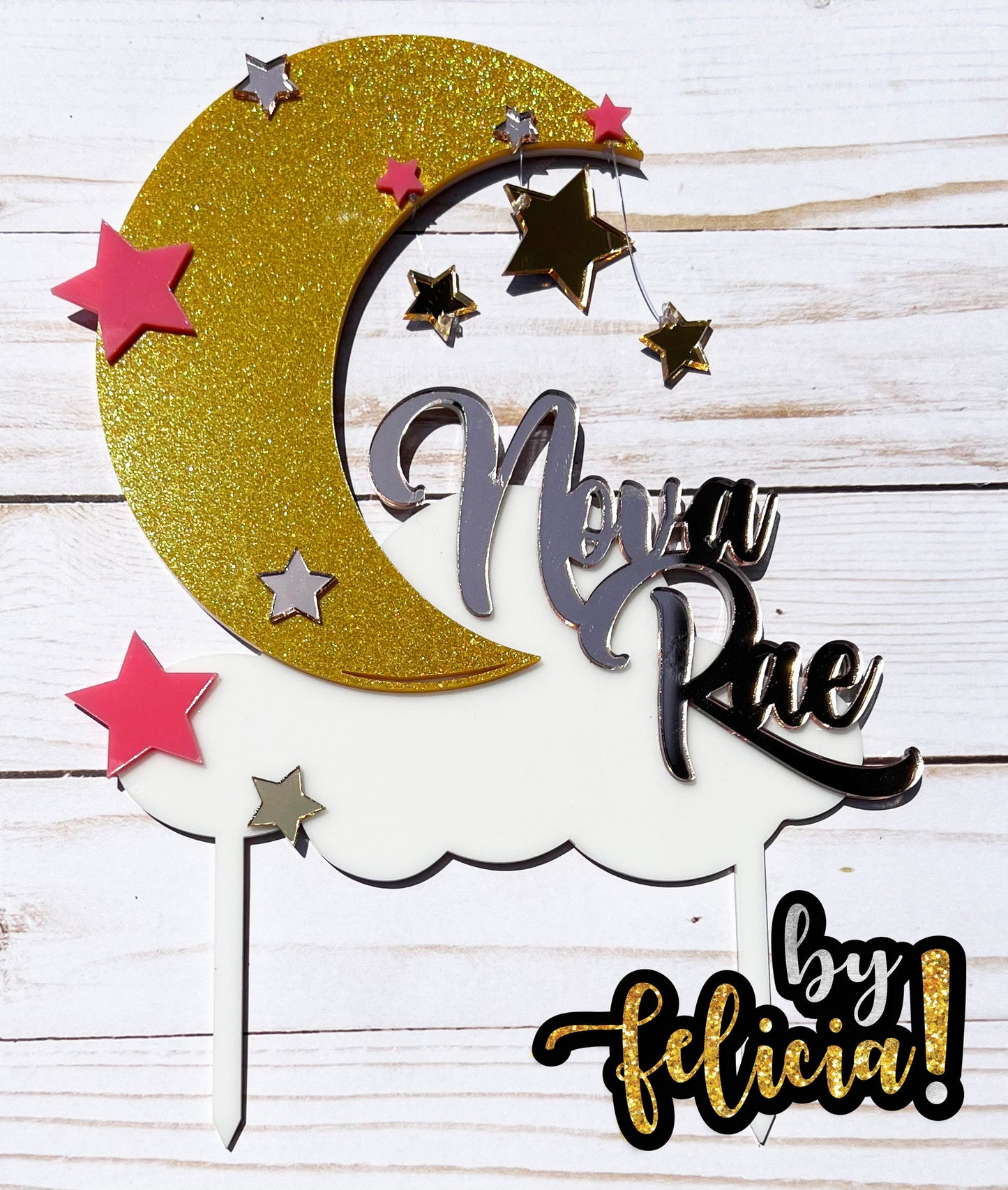 Acrylic cake topper, Custom cake topper, Wooden cake topper, Personalized cake topper, Layered cake topper acrylic, Birthday cake topper