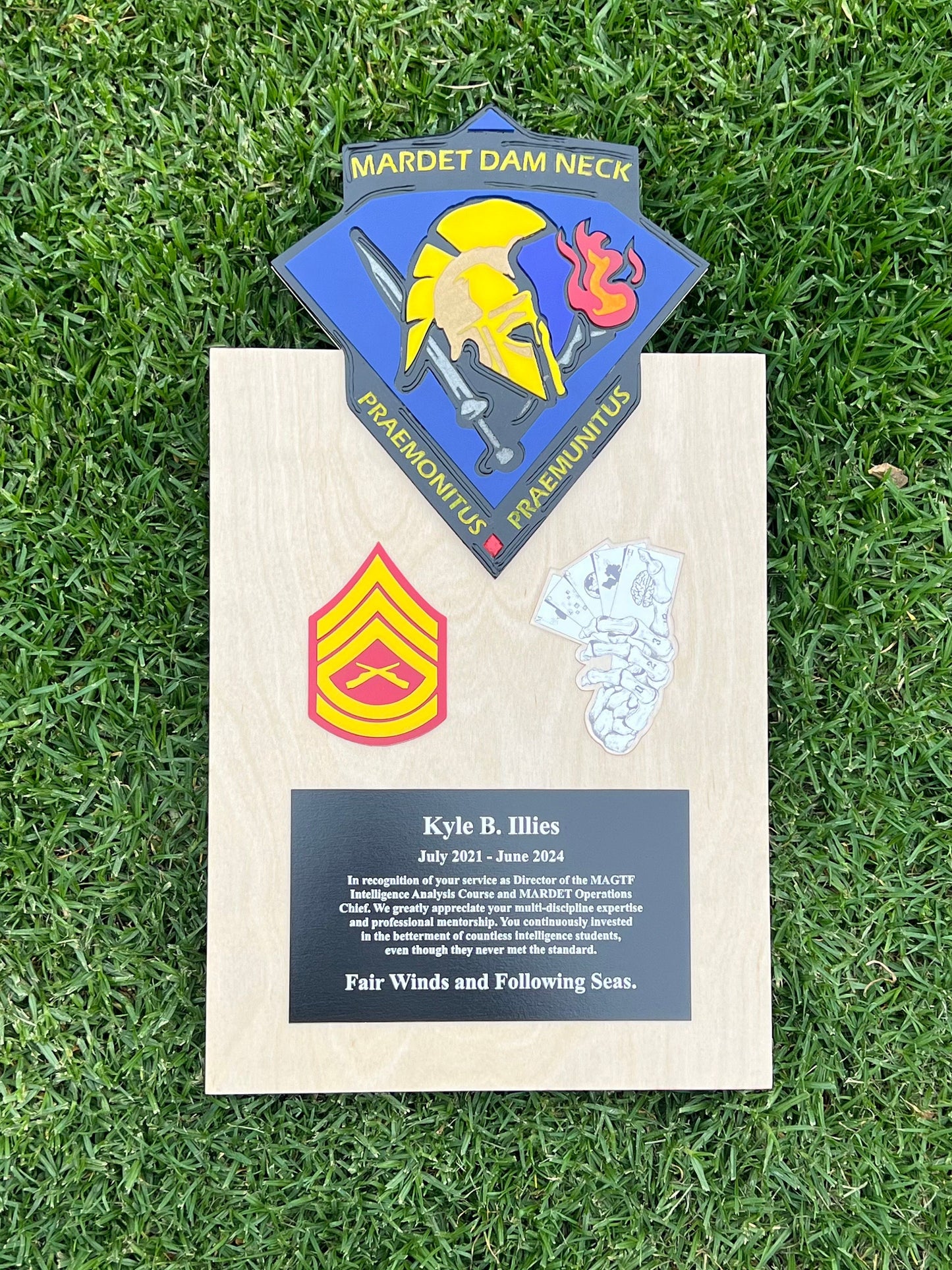 Marine corps plaques, Marine Corps retirement gift,  marine corps gift, USMC plaque, Marine retirement, Marine retired, USMC License #286-23