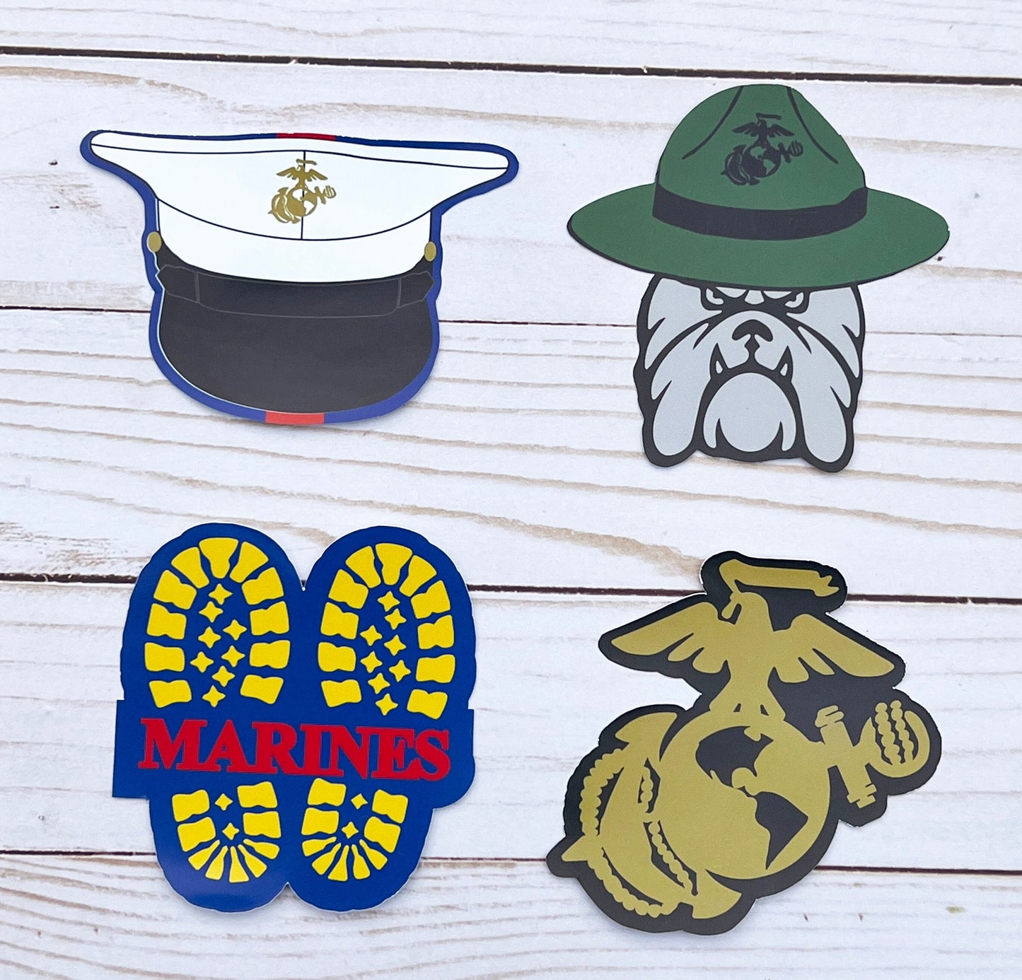 Marine Corps Stickers | USMC Sticker | Women Marine Veteran | Military Stickers | Marine Corps Sticker pack | USMC License #286-23